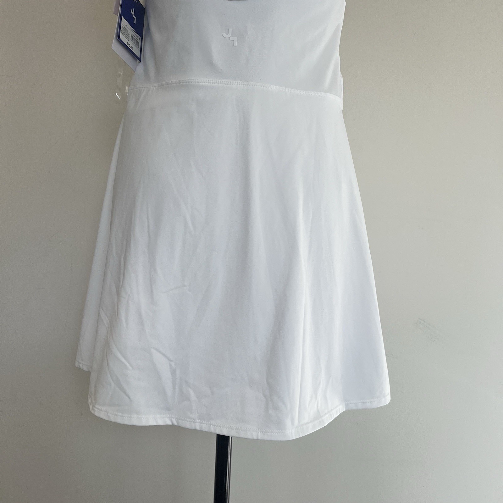 Joy Lab NWT True White Active Dress Built in Shelf Bra and Shorts X-Back L