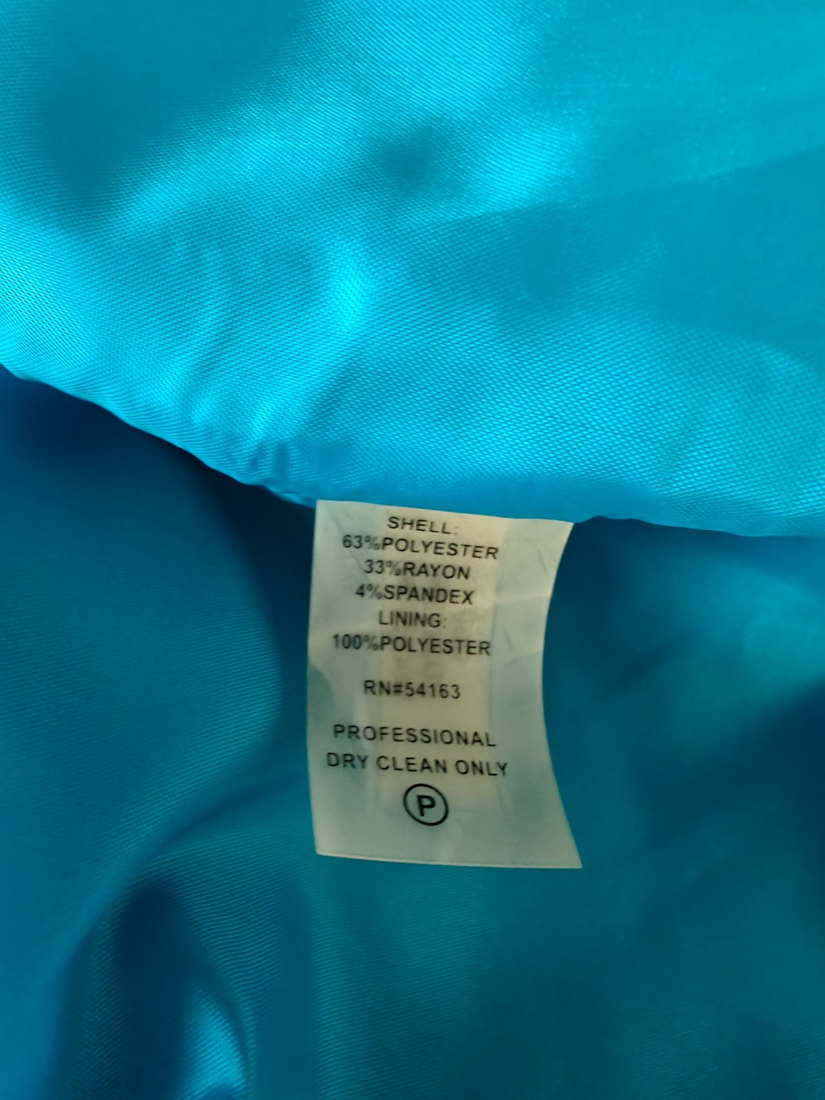 Calvin Klein Dress Size 6 Teal Blue Black Purple Striped Color Block Lined