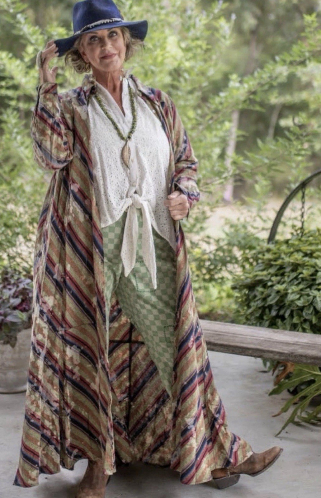 Jaded Gypsy Fade Away Dress Duster L/XL NWT Boho Cowgirl Cottagecore Hippie Farm