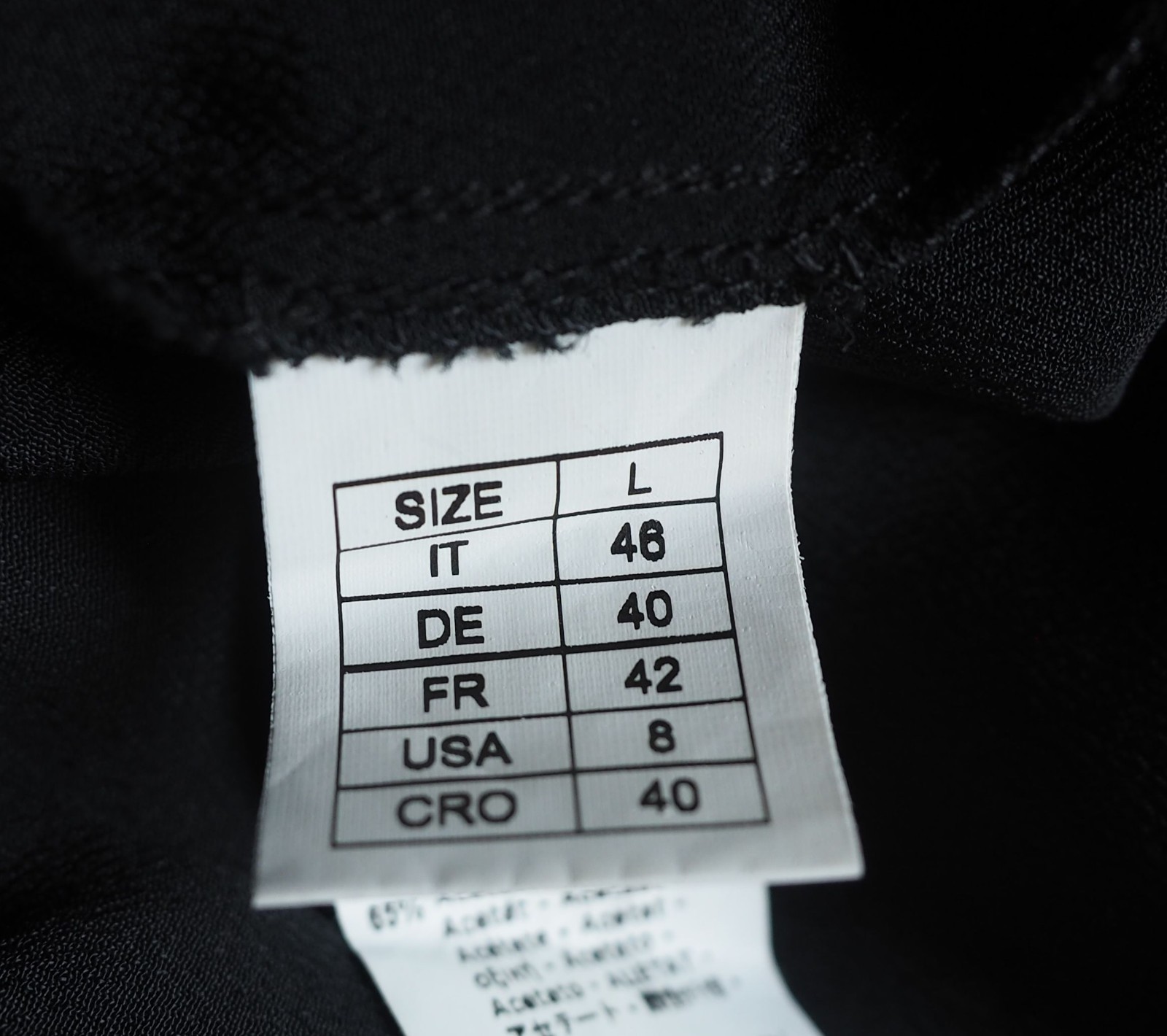 Beatrice B Made In Italy Acetate Silk Blend A-Line Shirt Dress Black Size L US 8