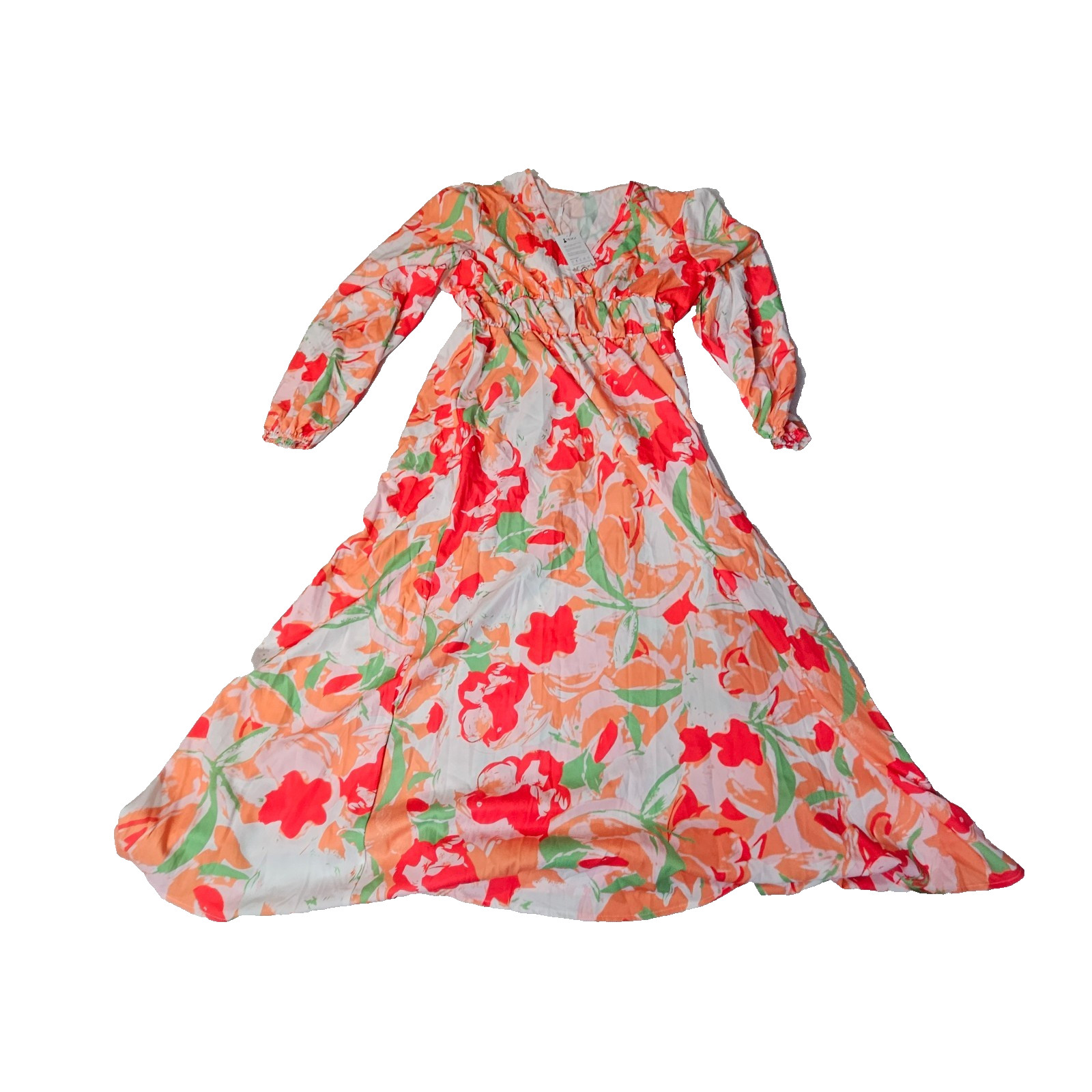 Dress Pink, Orange & Red Bohoemian A Line Long Women’s XL By Odizli