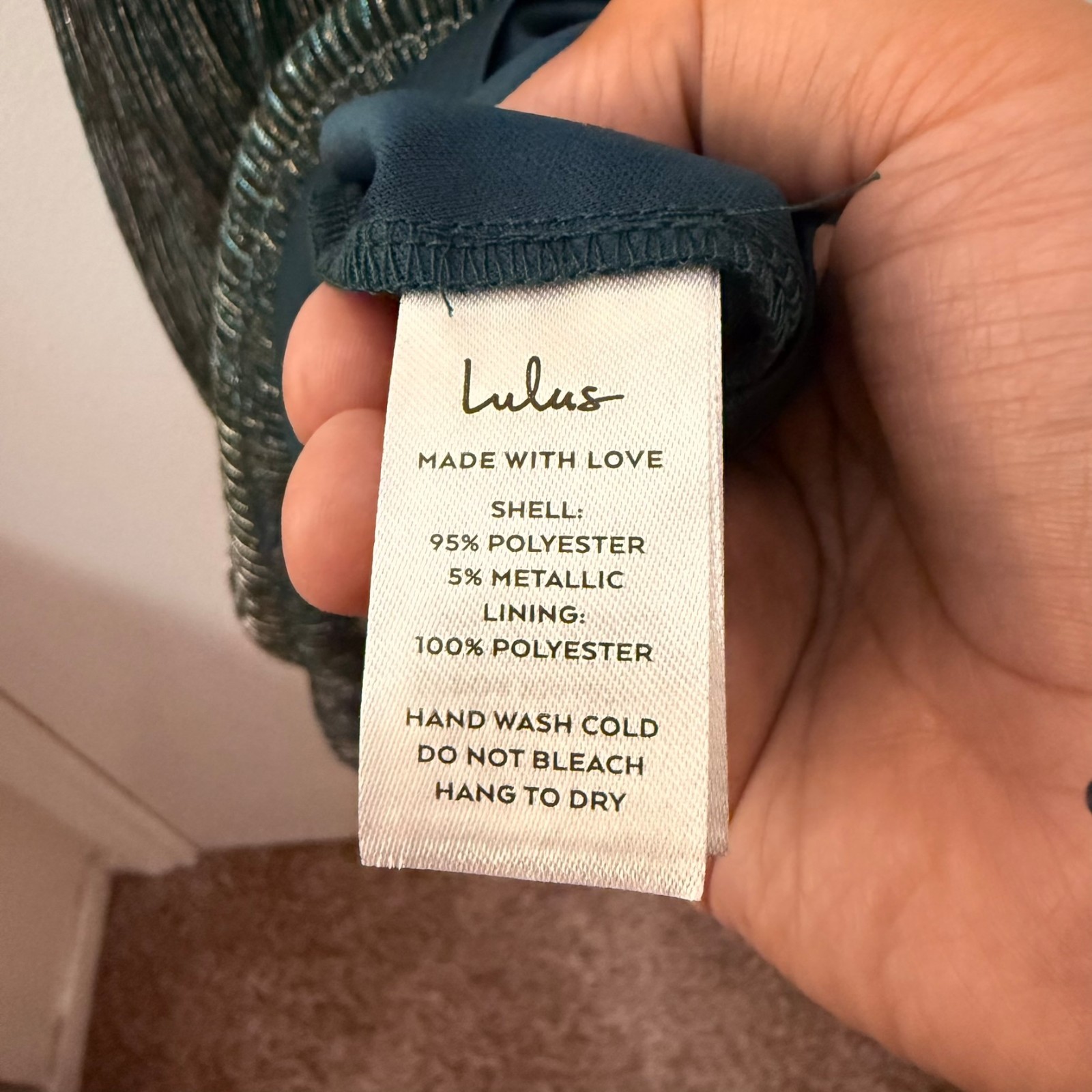 Lulus New With Tags Pleated Metallic Blue Sleeveless Fit&Flare Mini Dress Size S