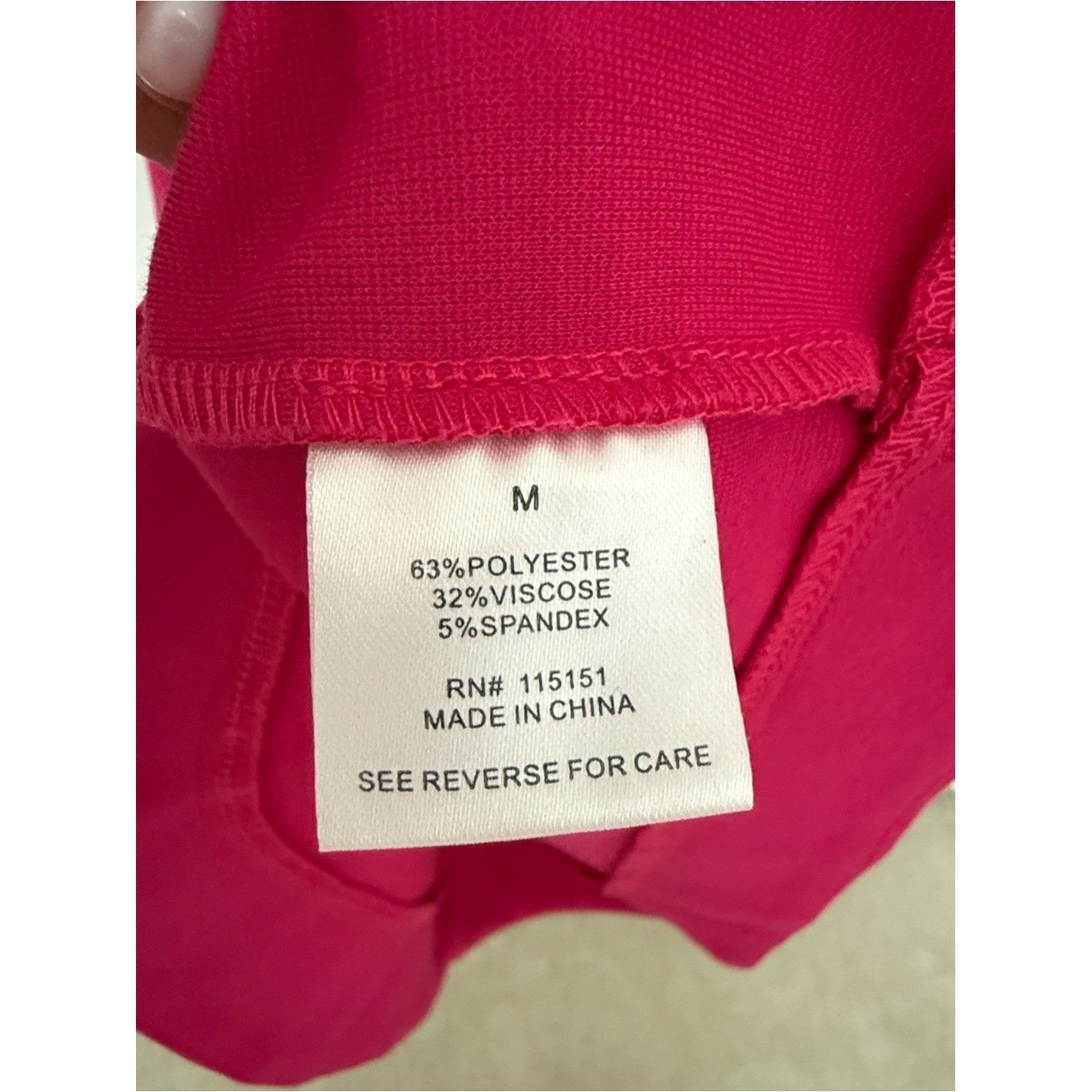 Romeo + Juliet CoutureHot Pink Bodycon Cocktail Dress, Size Medium