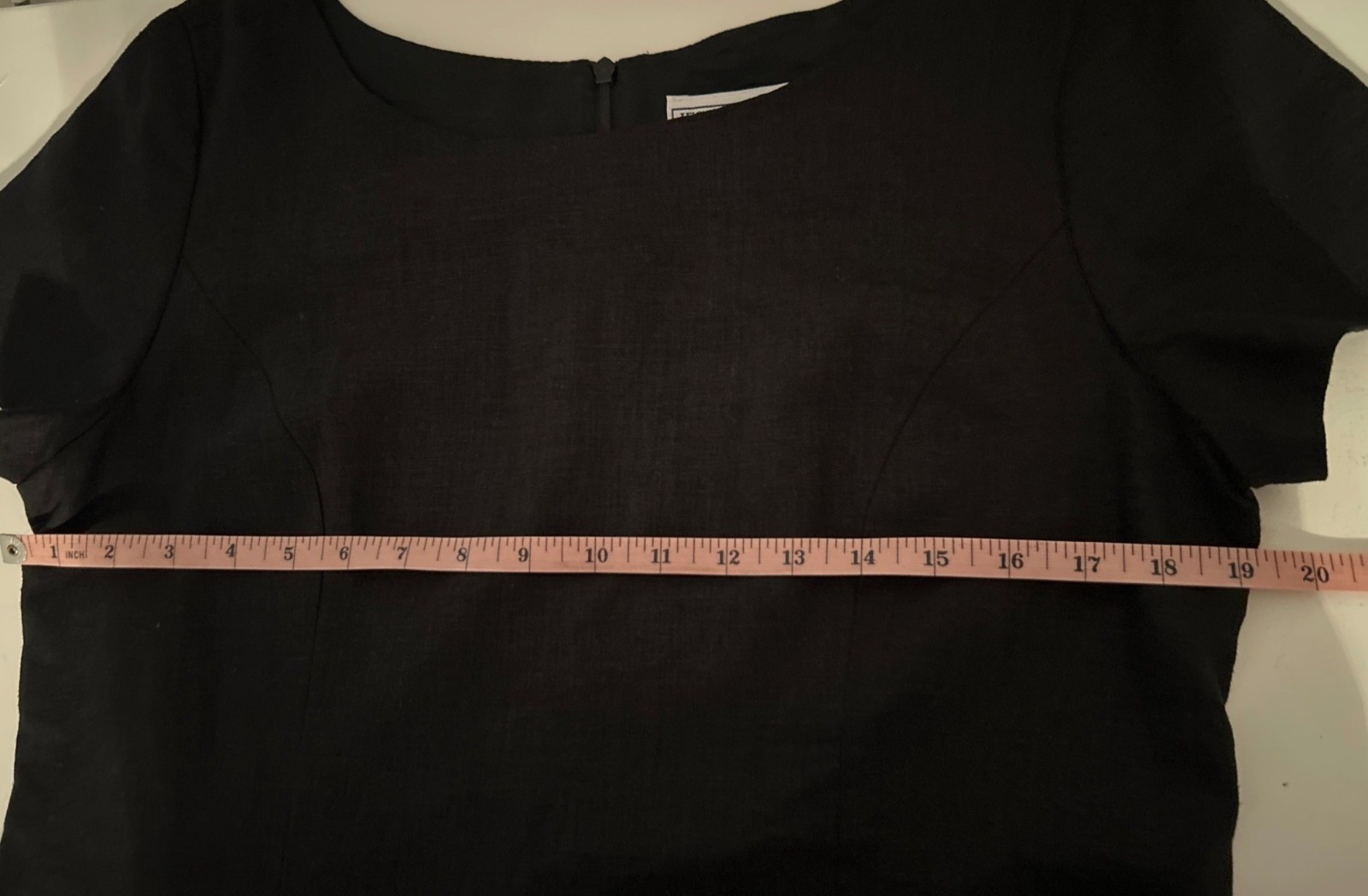 Jessica Howard Black Short Sleeve Linen Blend Maxi Dress Size 14