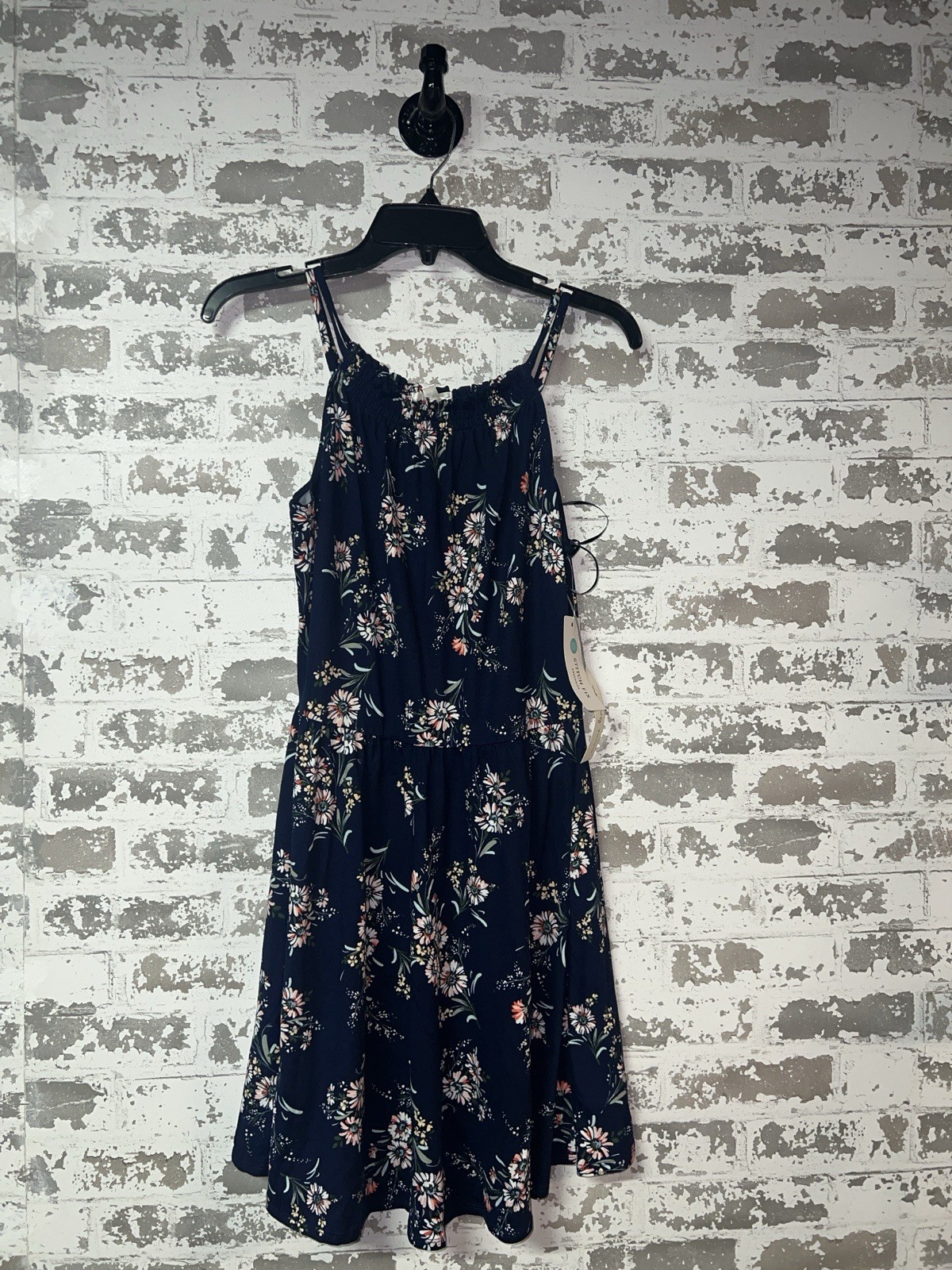 NWT! Nine Britton Lulu Knit Sleeveless Dress Size Medium Petite – Navy Floral