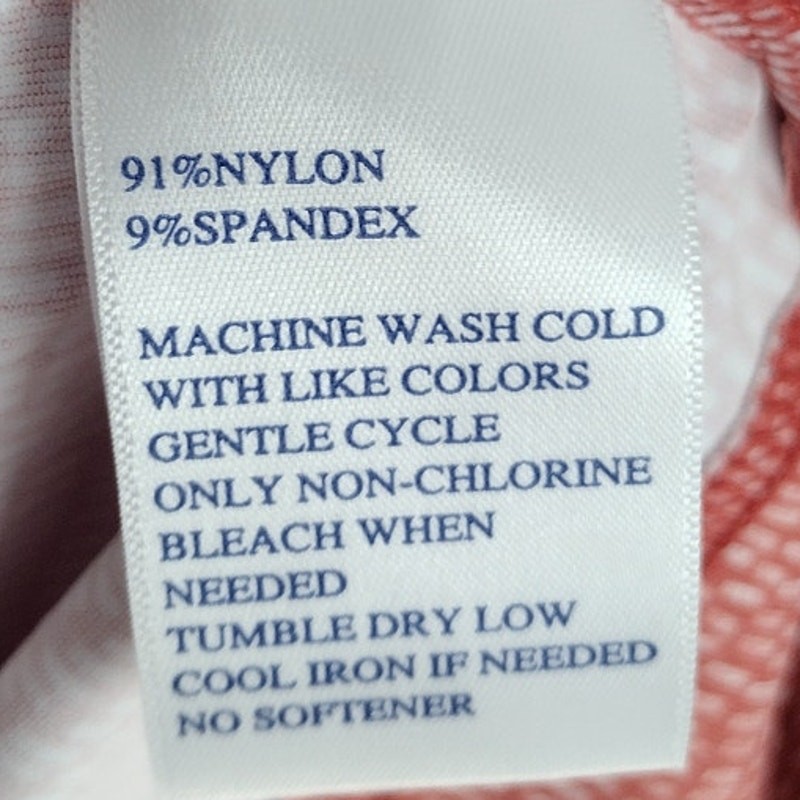 Southern Tide NEW Carley Wave Print UPF Performance Dress Faded Brick Womens XL