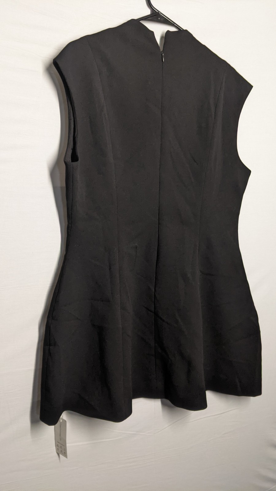 Women Summer Sexy Cap Sleeve Deep V Neck Zipper A-line Mini Dress Bodycon XL