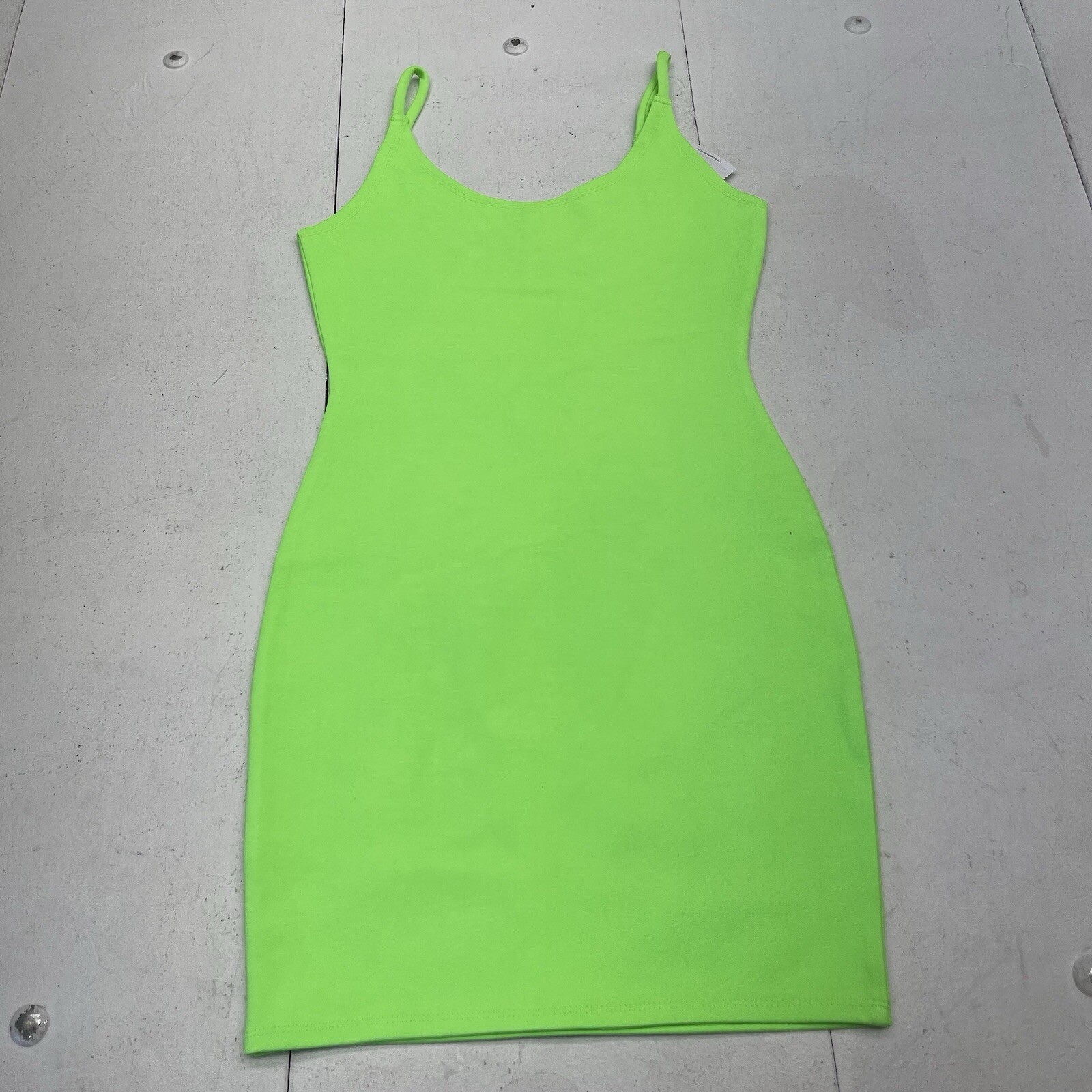 Akira Reyla Lime Green Bodycon Mini Dress Women’s Size Small New