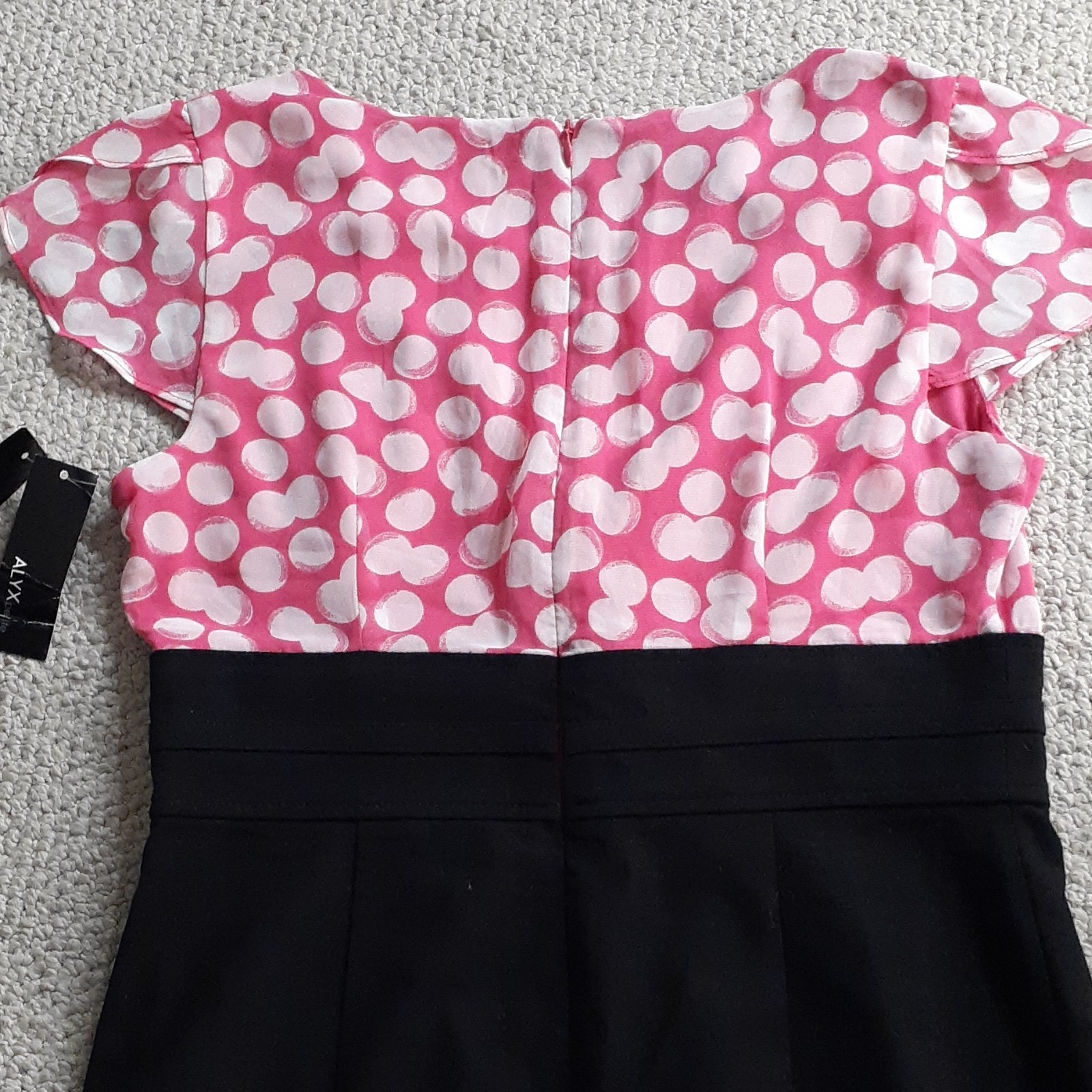 ALYX petite Bodycon Dress 8P Back Zipper Buckle Accent Waist