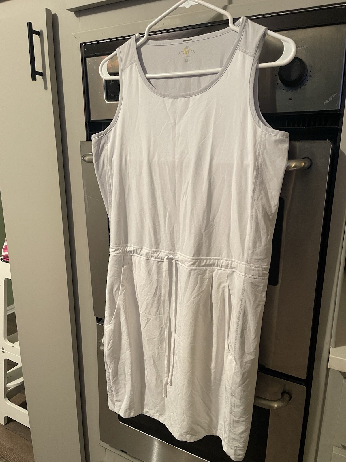 Athleta Dress-Light Grey/White-Size XS-NWOT