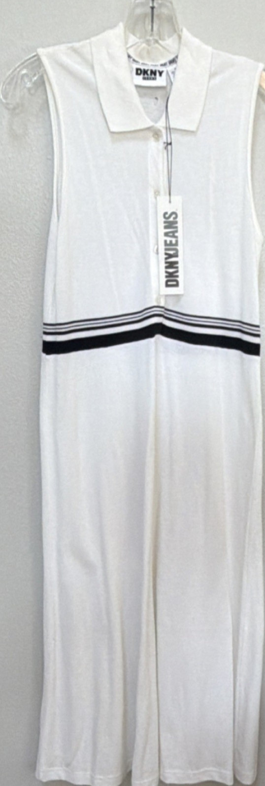 DKNY Polo Collar sleeveless dress. Preppy. Sporty. Y2K. Casual wear.