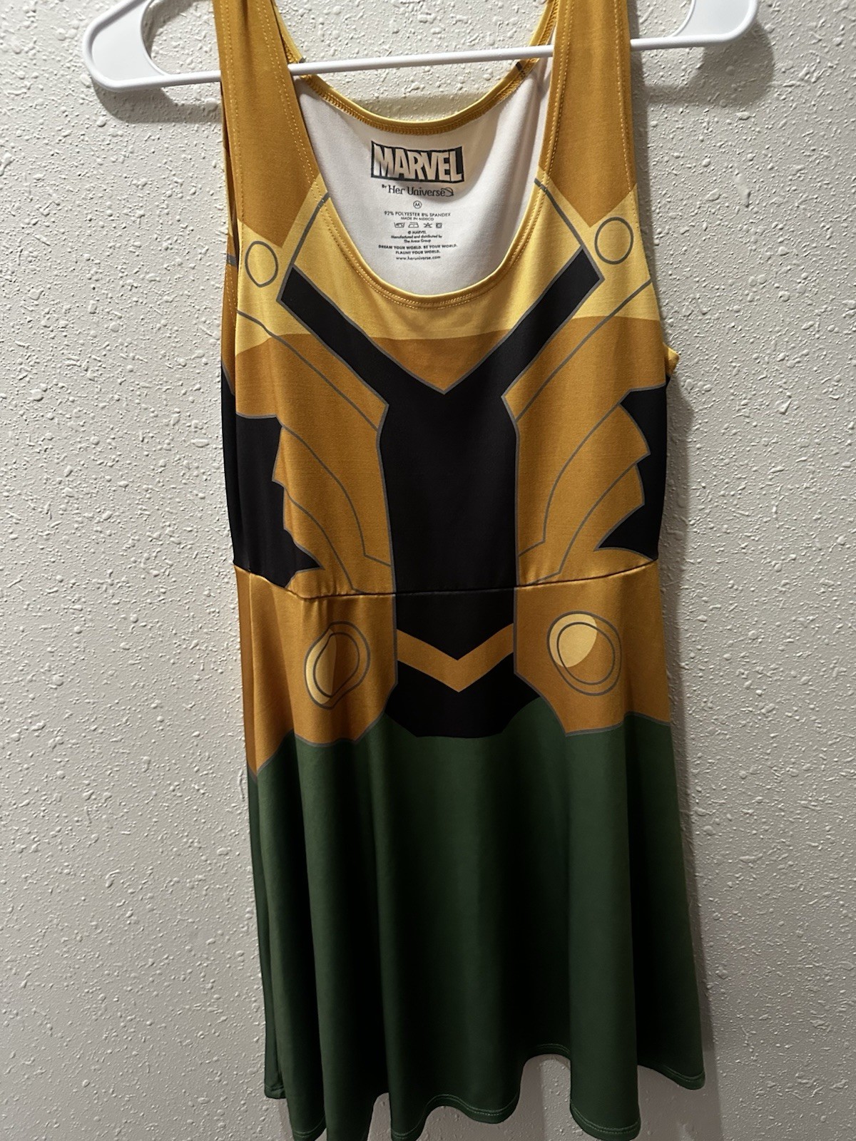 Marvel Her Universe Loki Skater Dress Cosplay Costume Women’s Medium