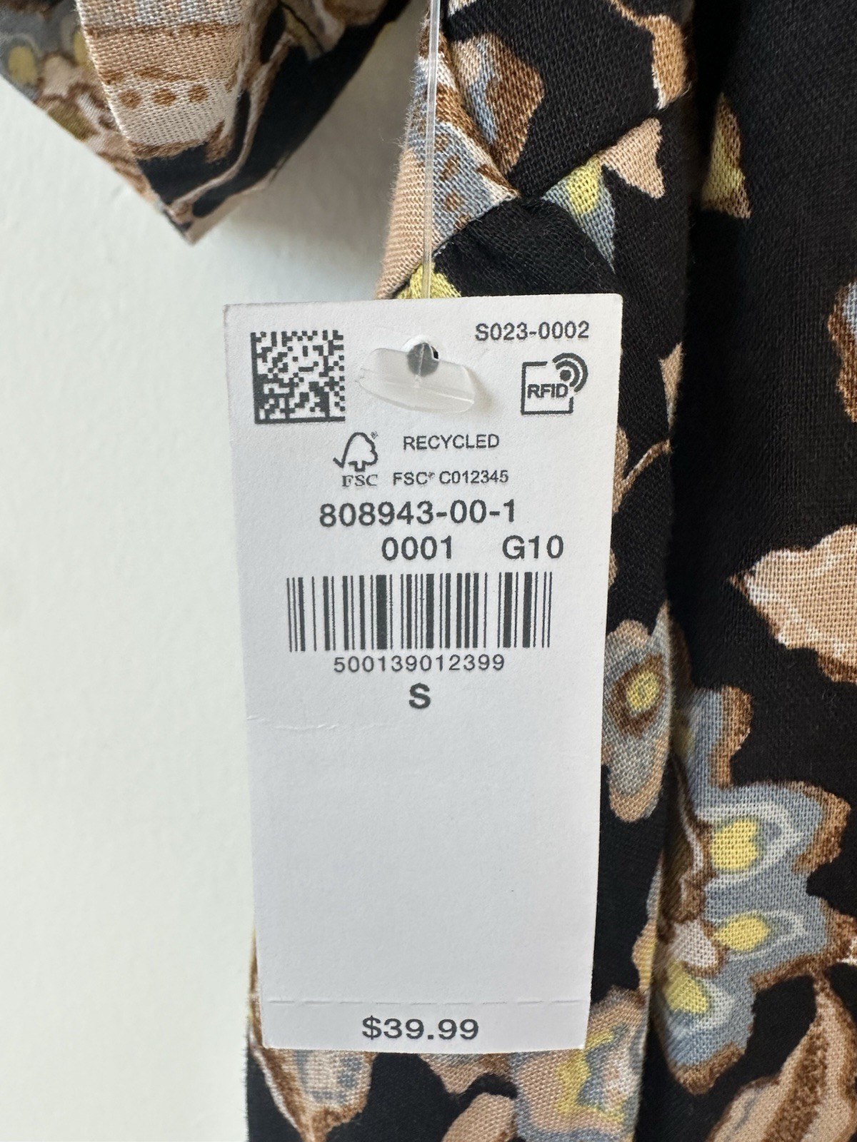 Old Navy Floral Square Neck Babydoll Dress NWT Size Small