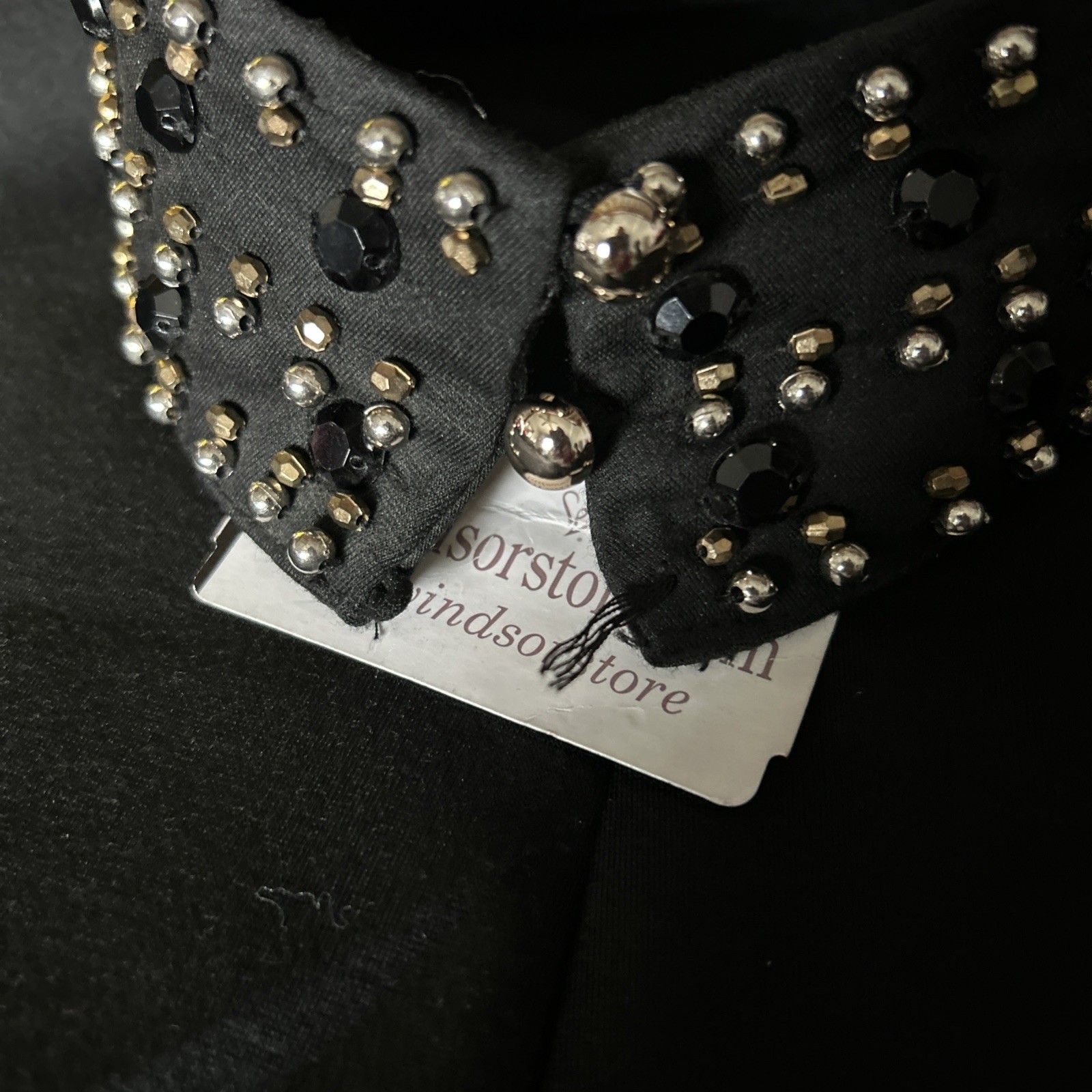 Black Sequence Dress Size M