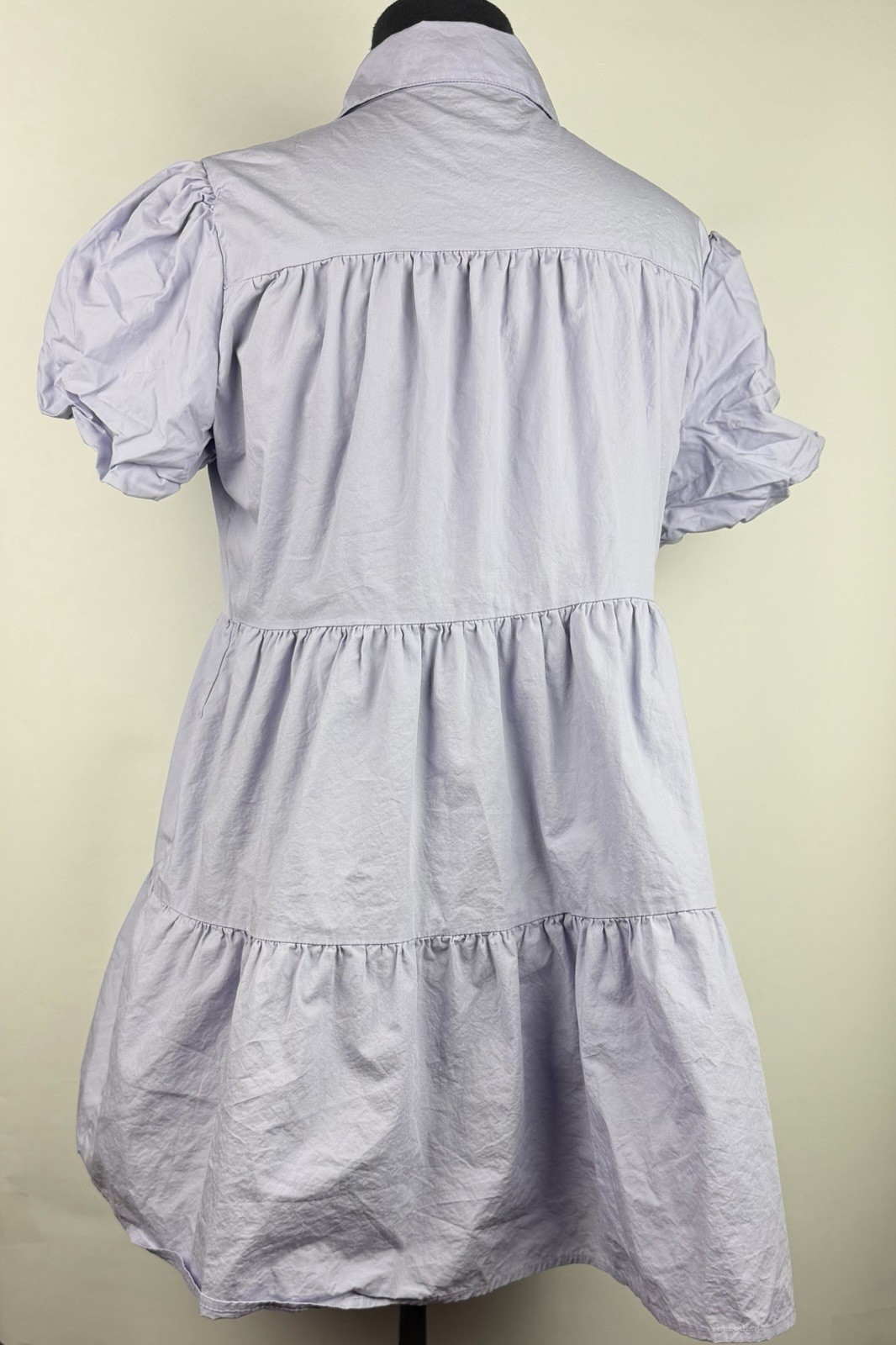 Lula Babydoll Lavender Football Sequin Embellish Game Day Dress Sz. S