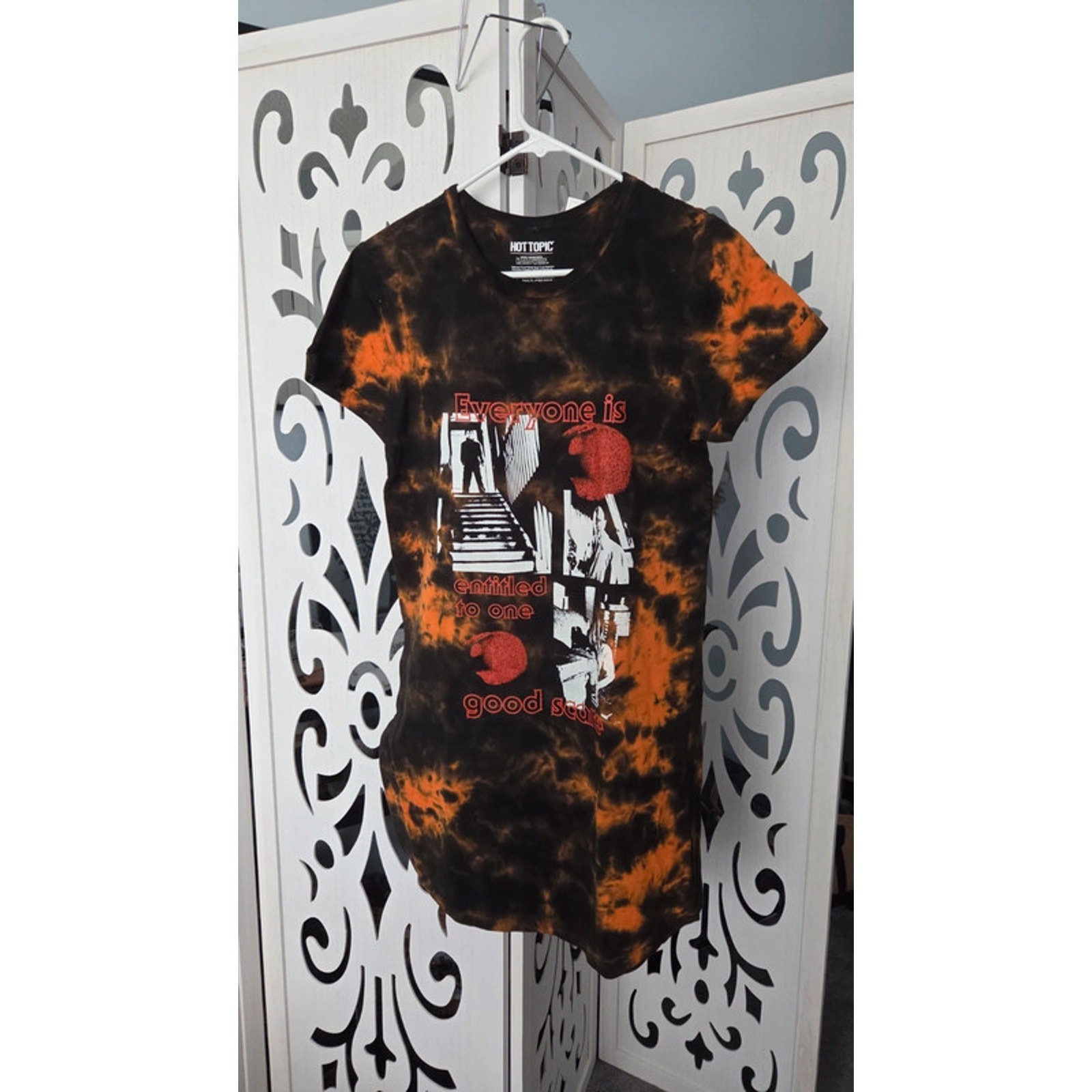 Halloween Michael Myers Tie Dye T Shirt Dress NWT Hot Topic Small