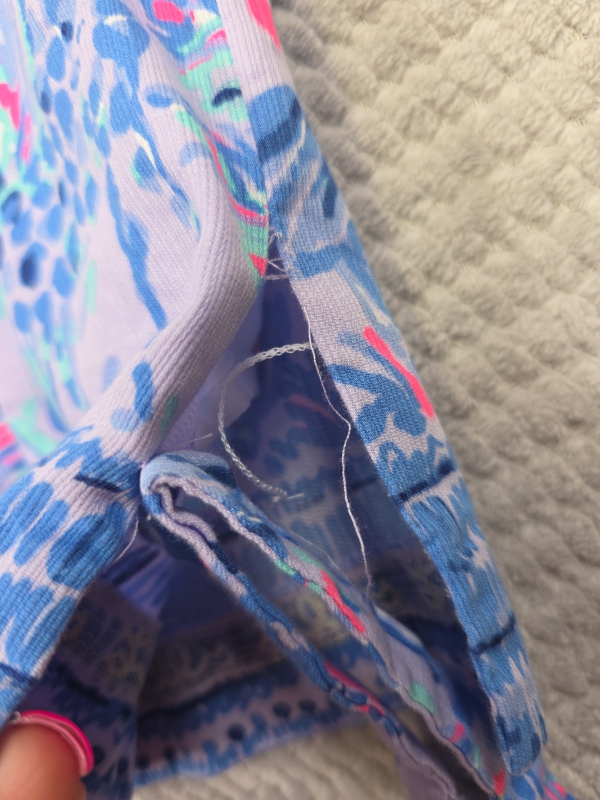 Lilly Pulitzer Dress Womens 2 Mila Shift Dress in Lilac Verbena Fruit Monkey