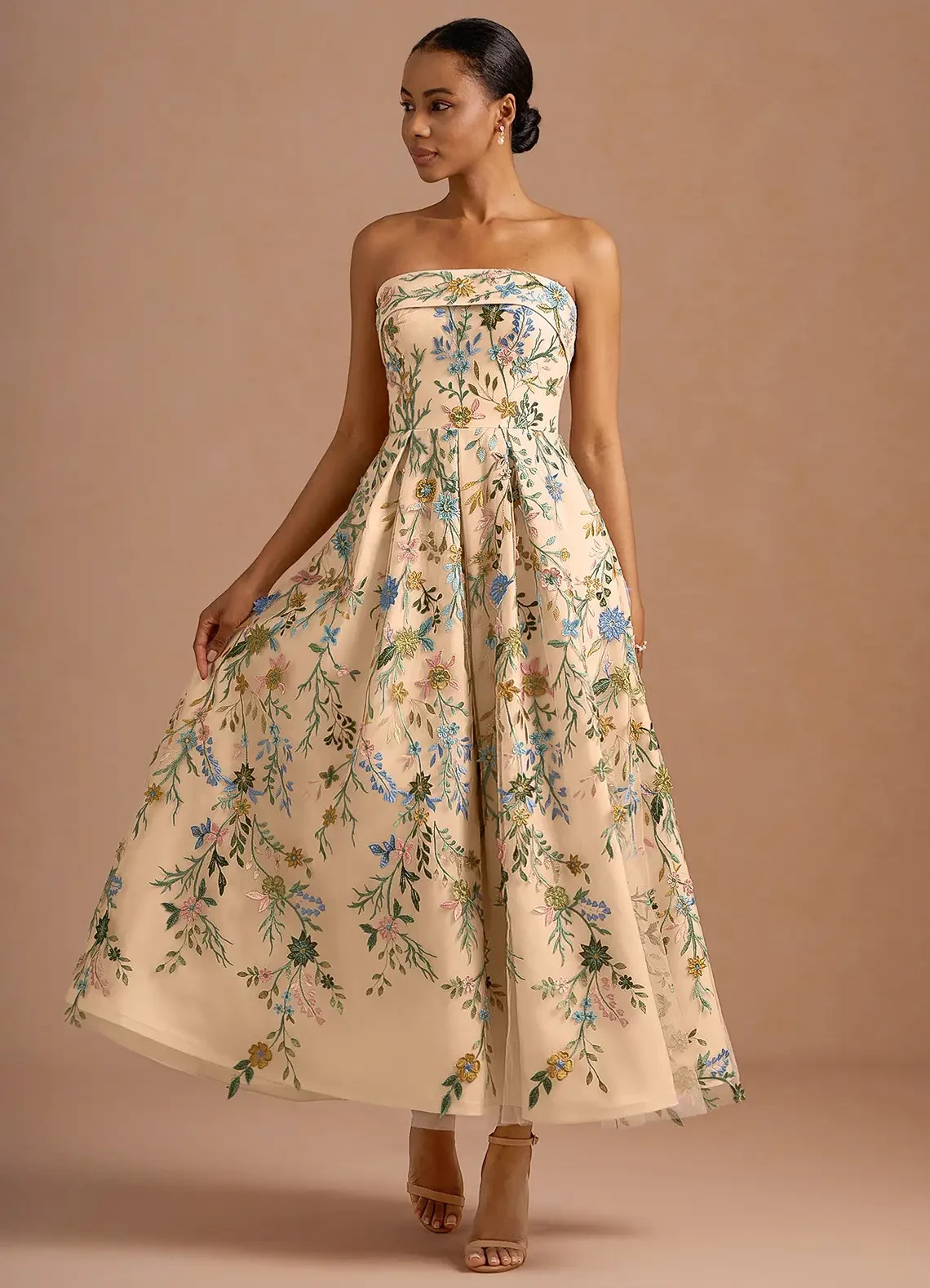 Azazie Evangeline Light Green Maxi Dress Elegant Atelier Gown | Ankle Length