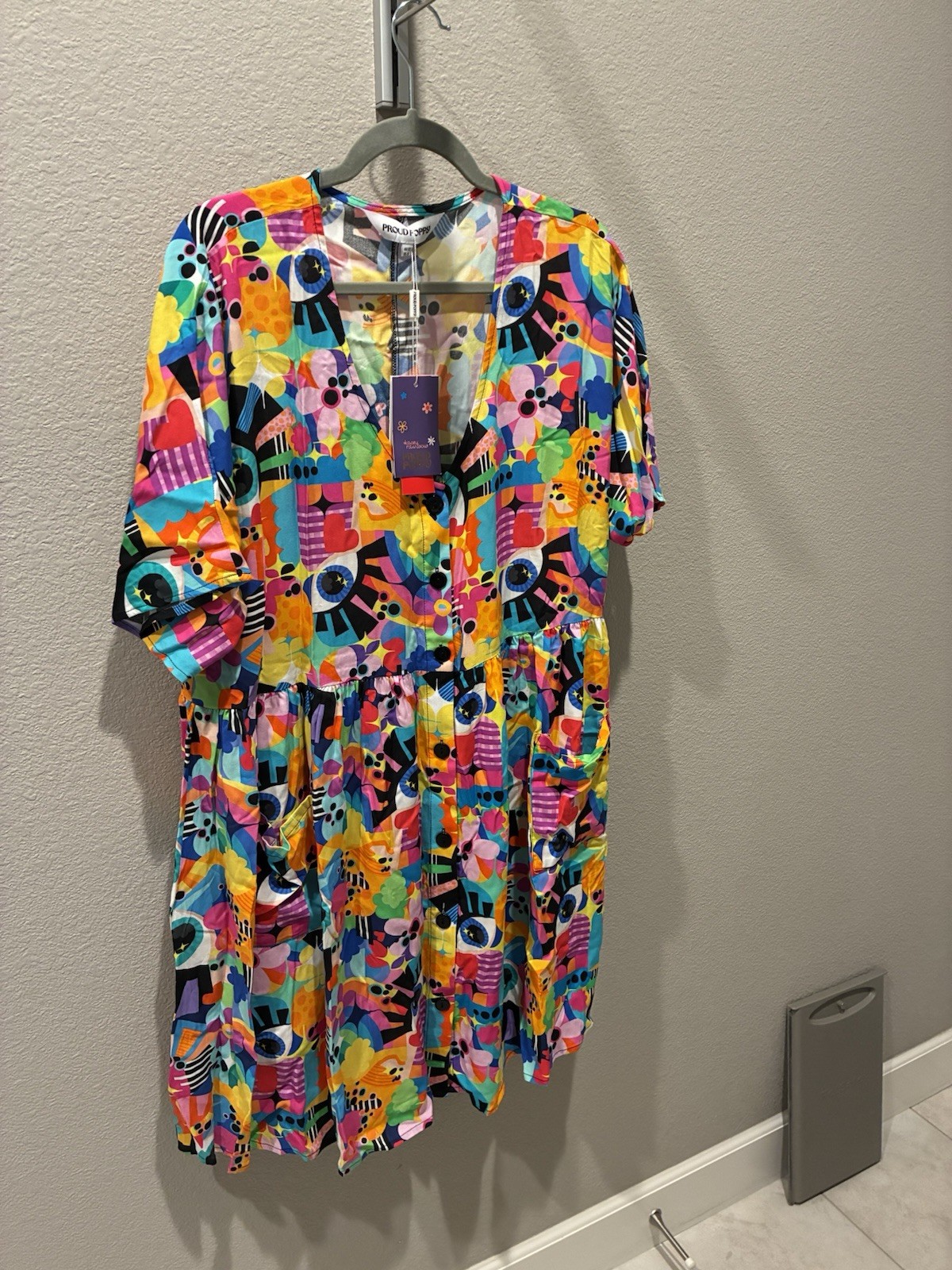 Proud Poppy Disco Dress NWT US Size 8