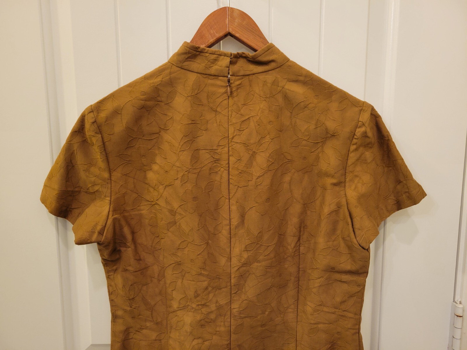 RARE vintage 80s high quality Qipao dress V neck Chinese Cheongsam Cosplay