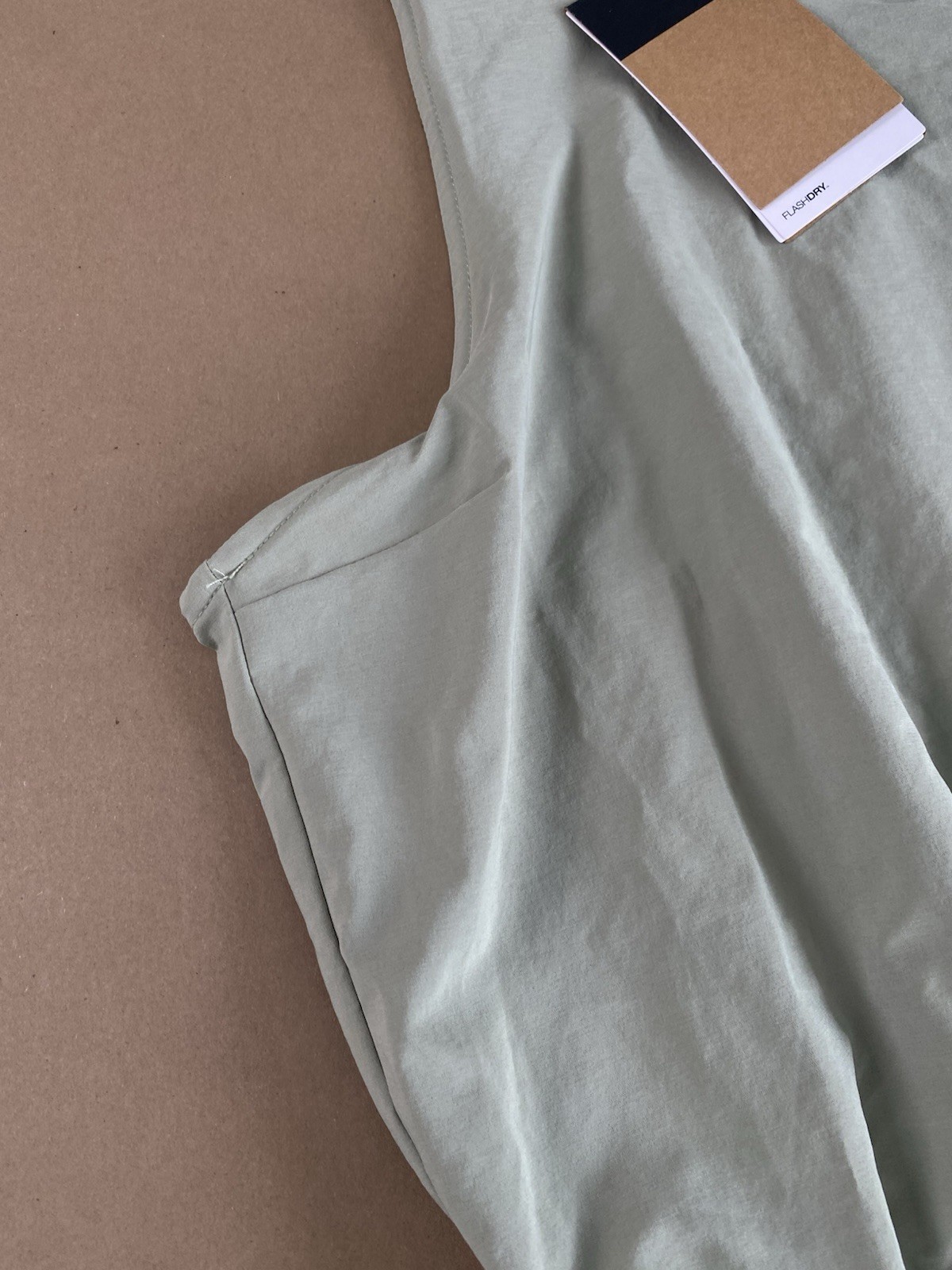 The North Face L Large Womens Never Stop Adventure Tank Dress Tea Green Shorts
