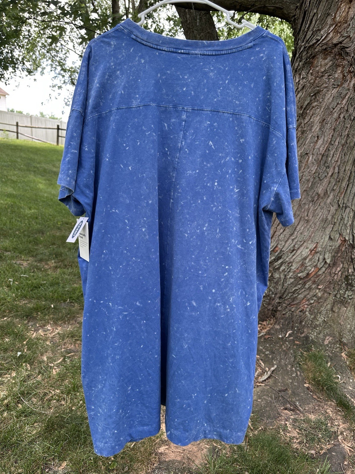 NWT, Blue&White, Old Navy, T-Shirt, Dress,W/Front Chest Pocket, Size XXL