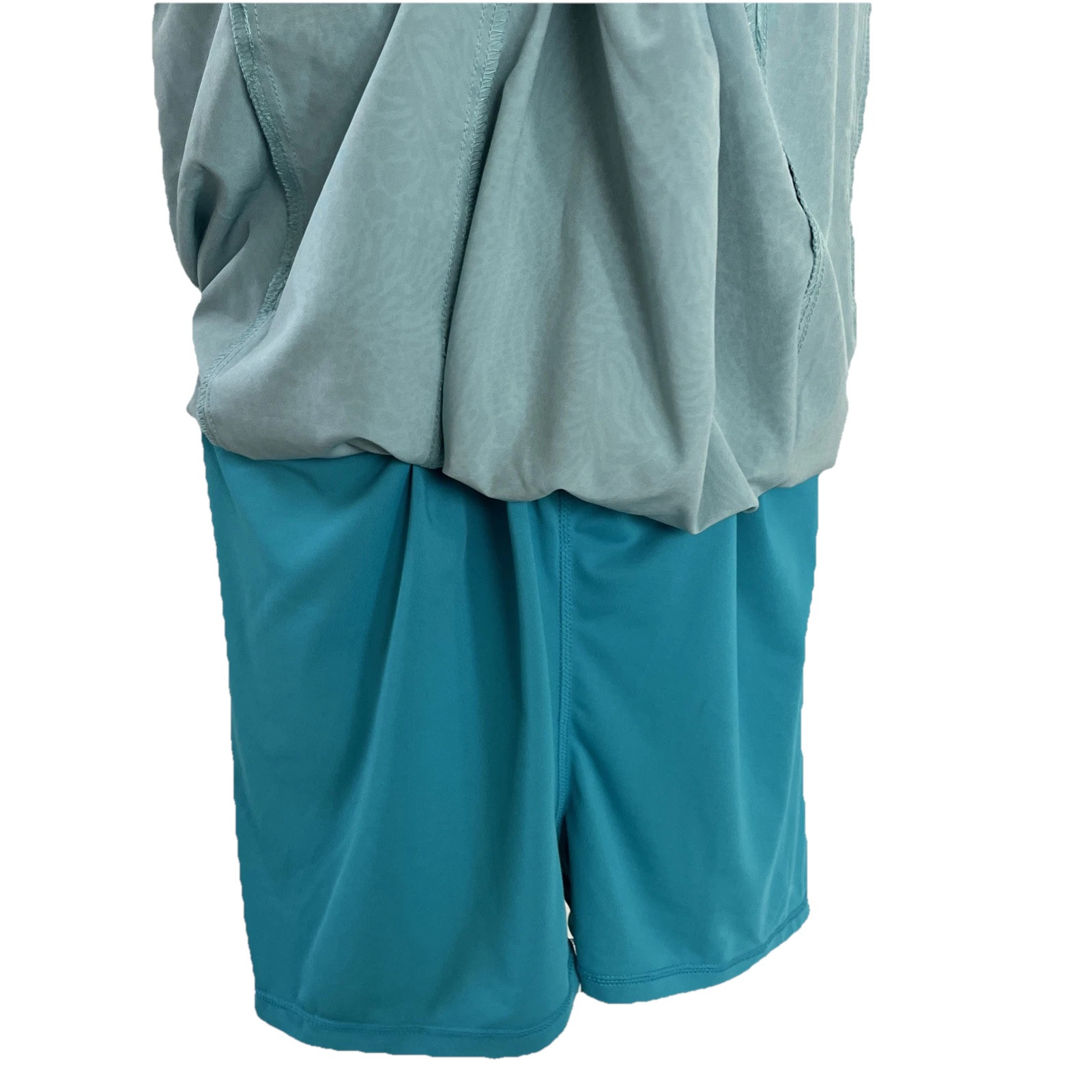 Kyodan Outdoor Collection Sports Drawstring Dress Size L with Shorts Aqua Women