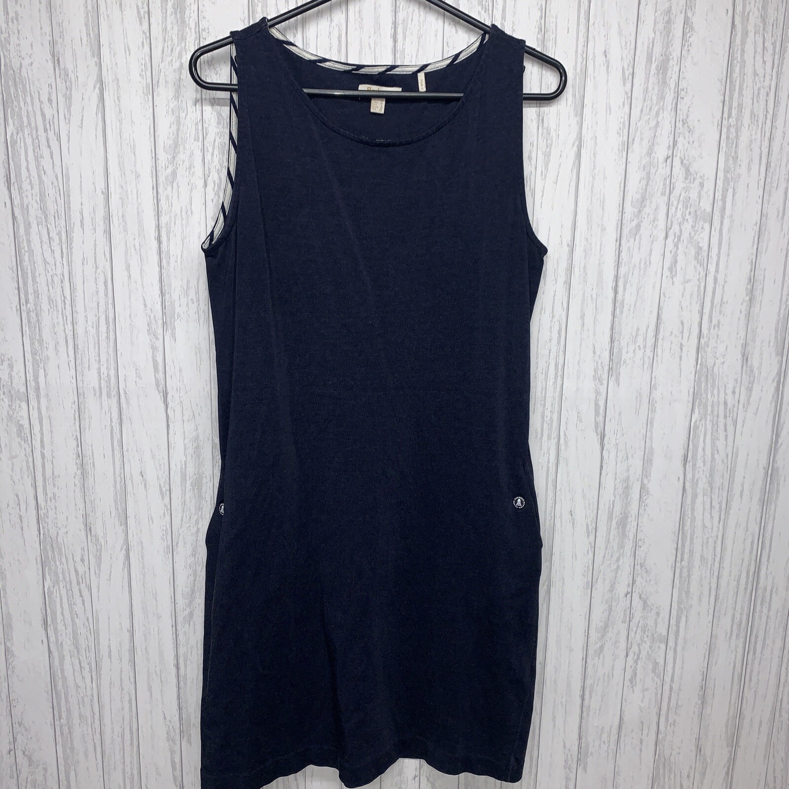 Womens Size 6 Barbour Dolostone Dress Navy EUC