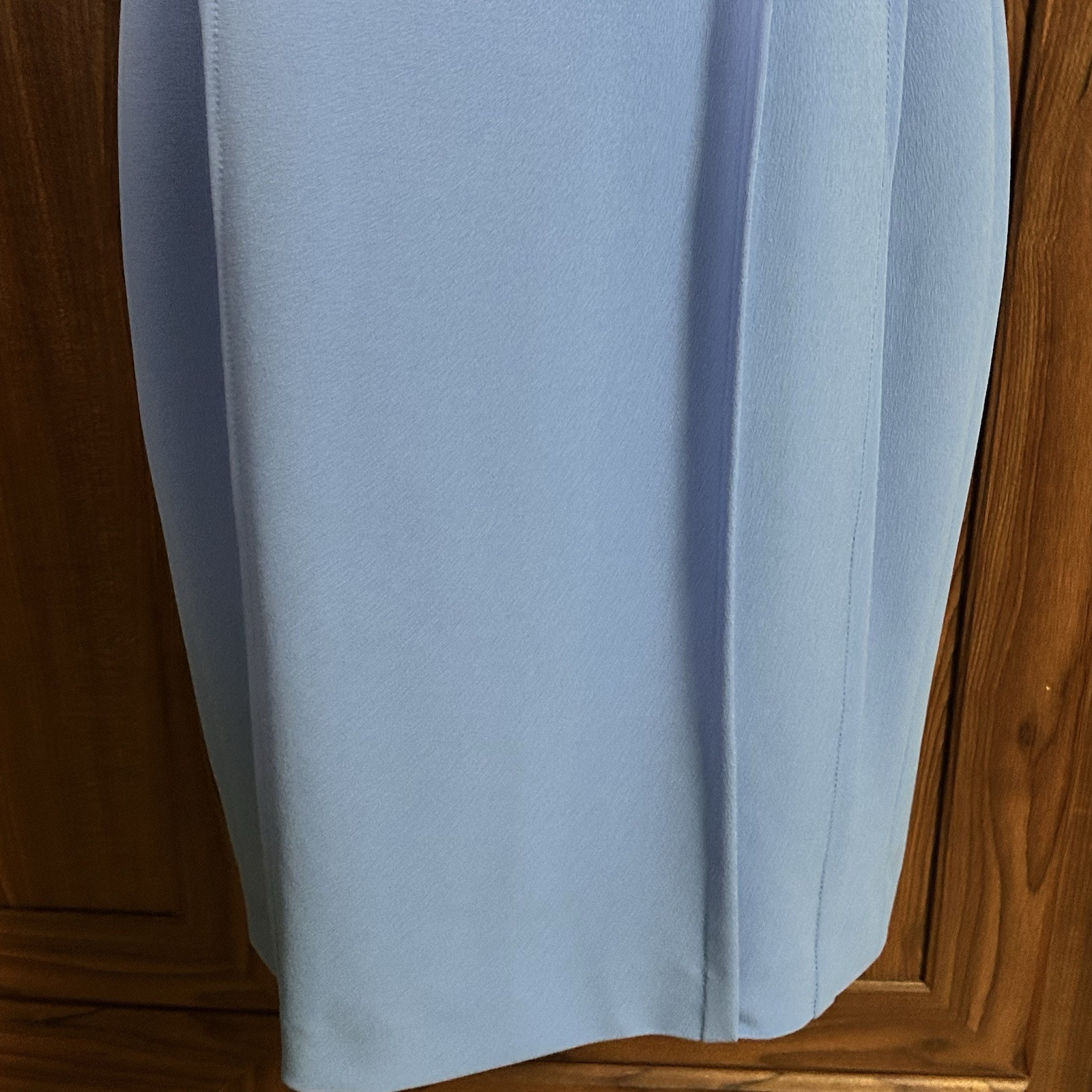 Antonio Melani Sleeveless Blue Turtle Neck Back Zipper Dress Size 4