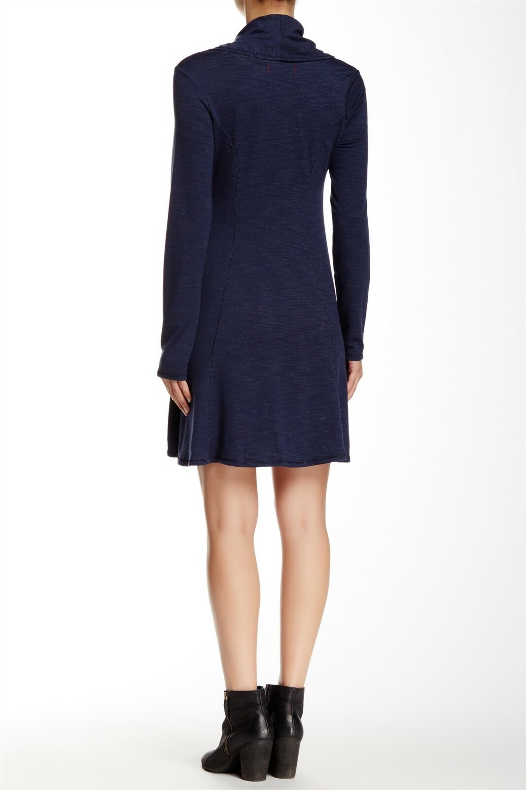 Max Studio Long Sleeve Cowl Neck Trapeze Dress 123727 Sz S $118