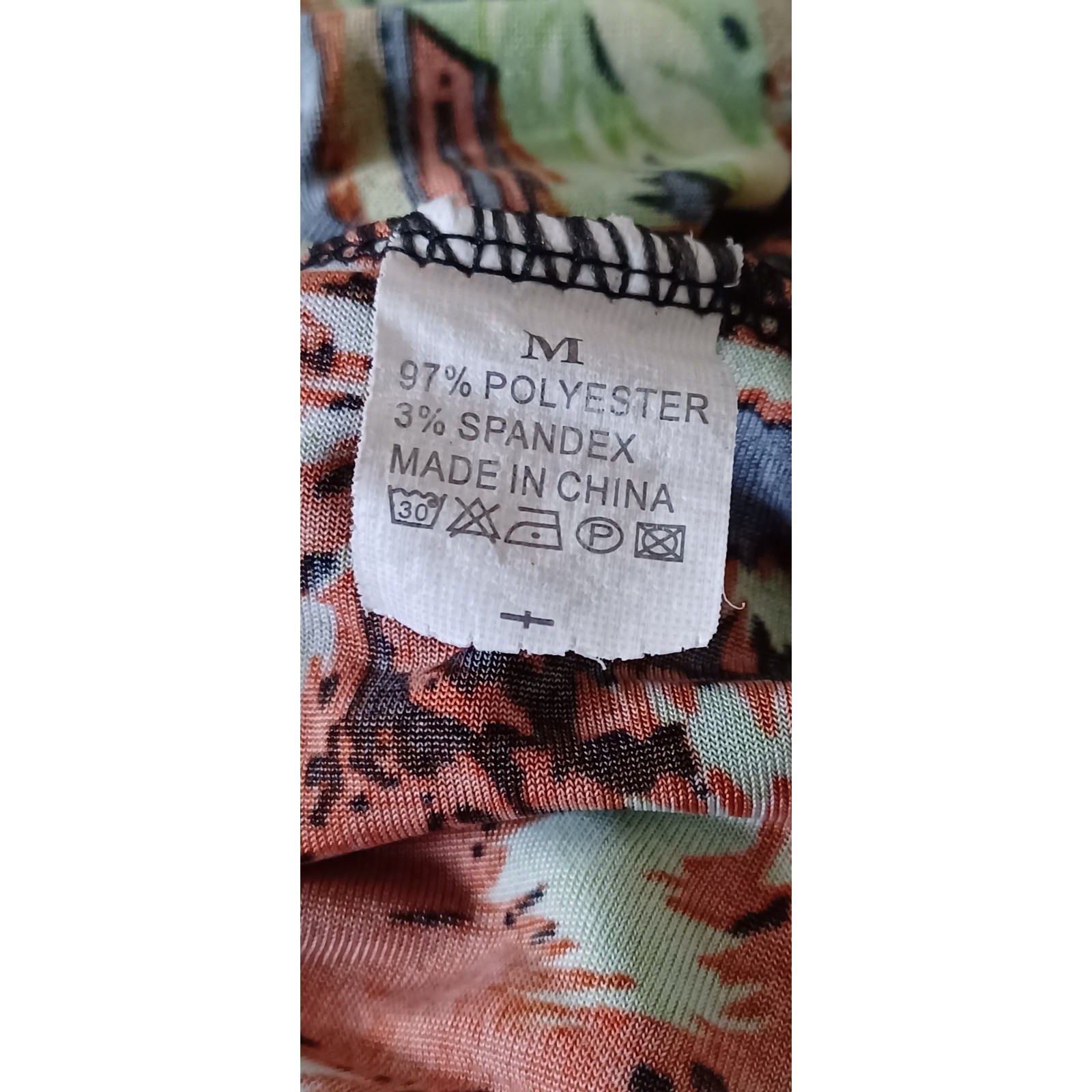 Sundress Medium Smocked Bust Floral Tropical Hippie Retro Classic Beach READ