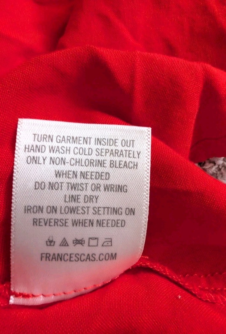 🌼B2G1🌼 Harper Heritage Cherry Red Button-Front Midi Dress Size XL NWOT