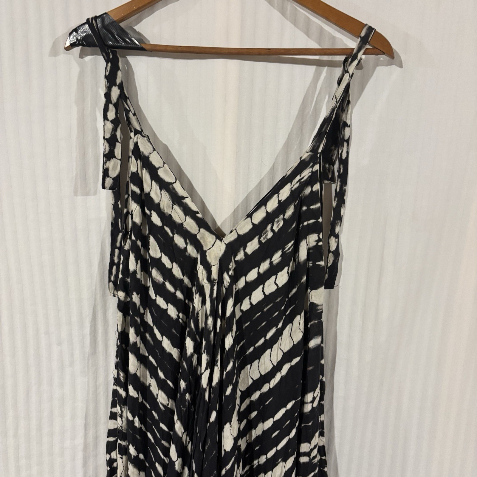 Mexicali Blues Jumper Dress Overalls Boho Summer Dress Large Tie Dye QQ-6