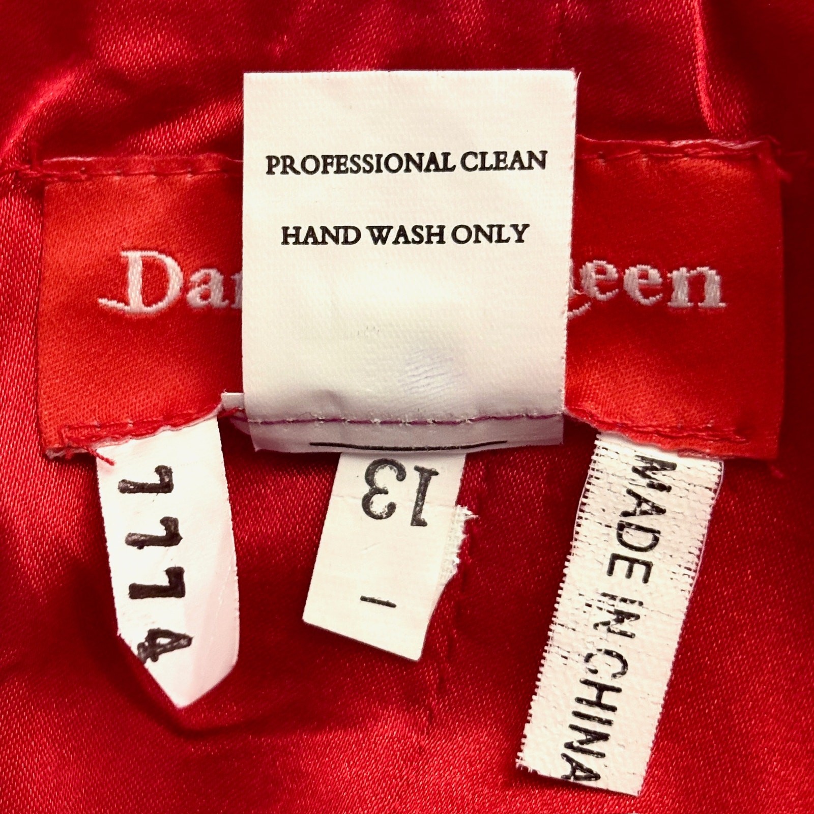 Dancing Queen Red Ruffle Dress Size Medium Ruched Mermaid Gown Formal Y2K Glam