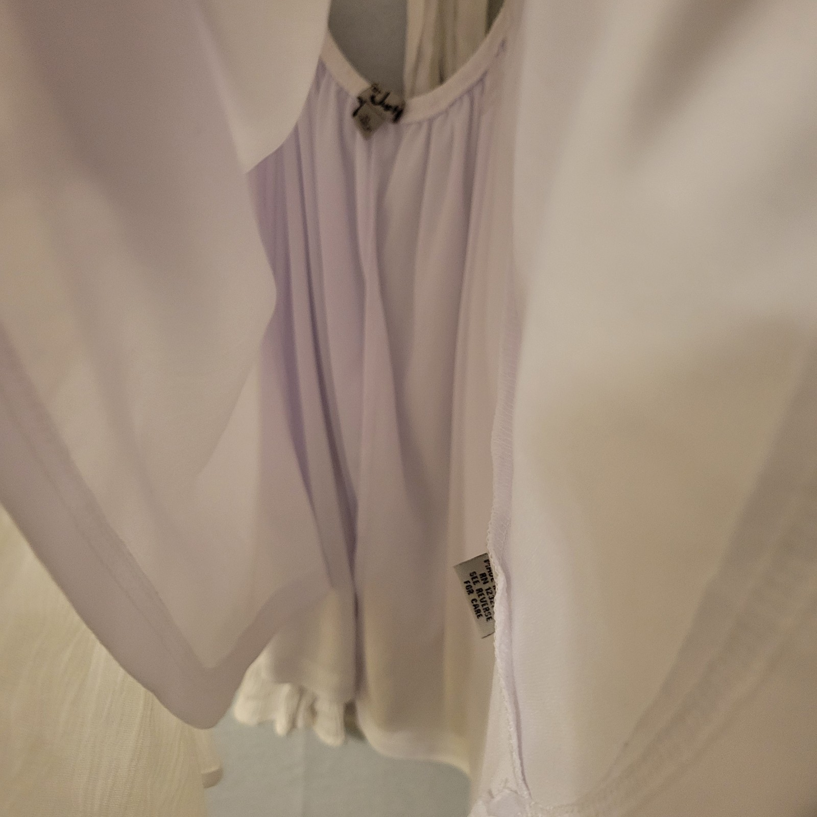 J for Justify Women’s White Embroidered Sundress Size XL