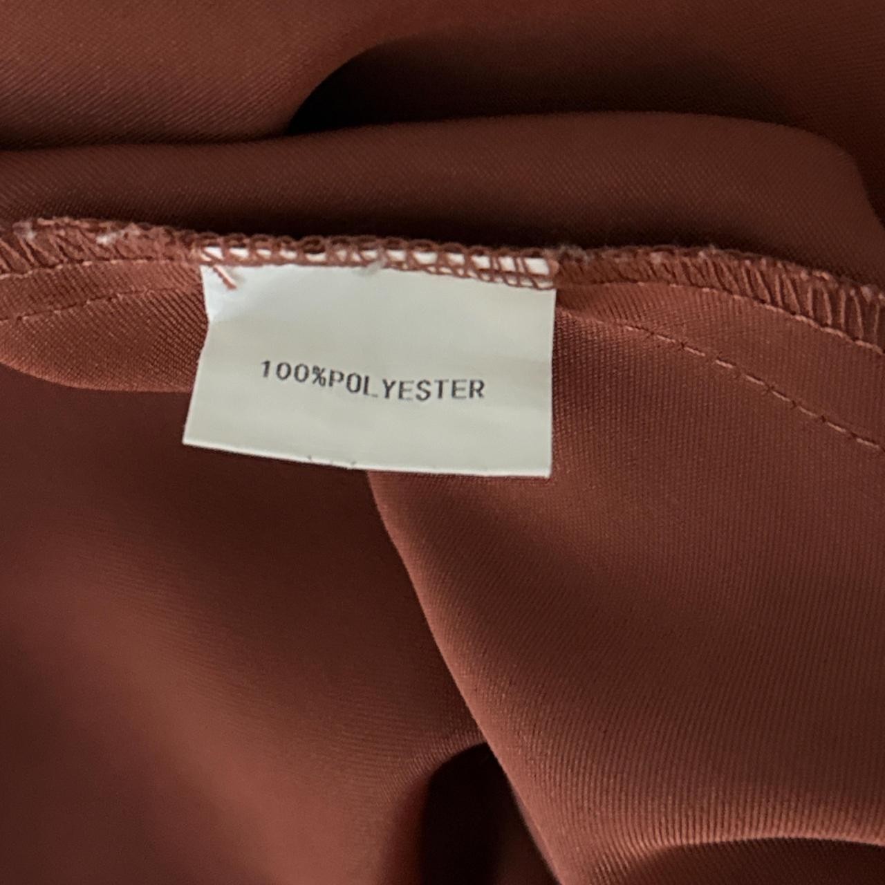 Petal & Pup Luella One Shoulder Ruched Satin Slip Midi Dress in Rust Sz 8 Party