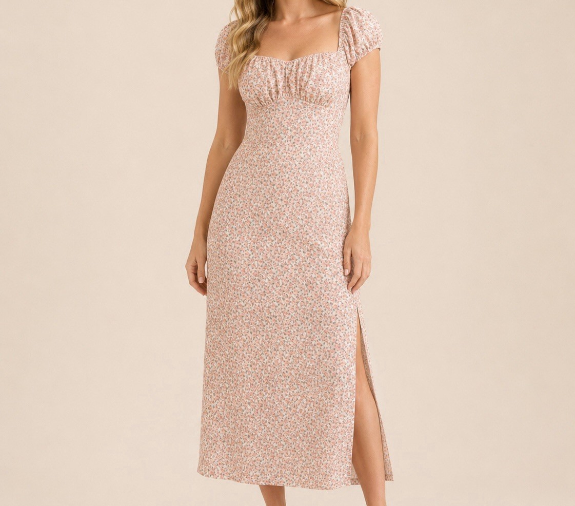 NEW Altar’d State Floral Midi / Maxi Dress Size Medium