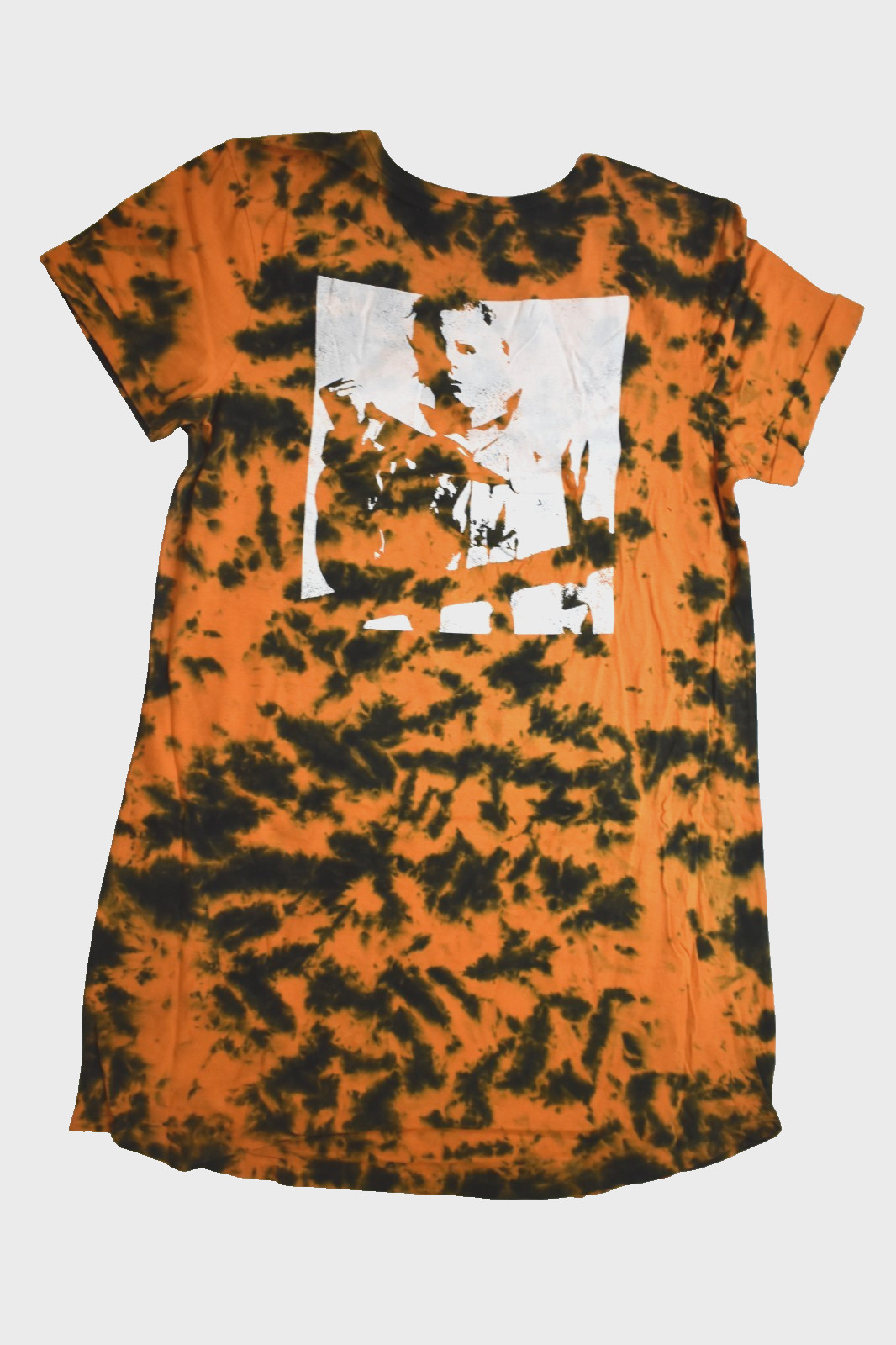 Halloween Michael Myers One Good Scare Tie-Dye Juniors T-Shirt Dress NWT XS-XL