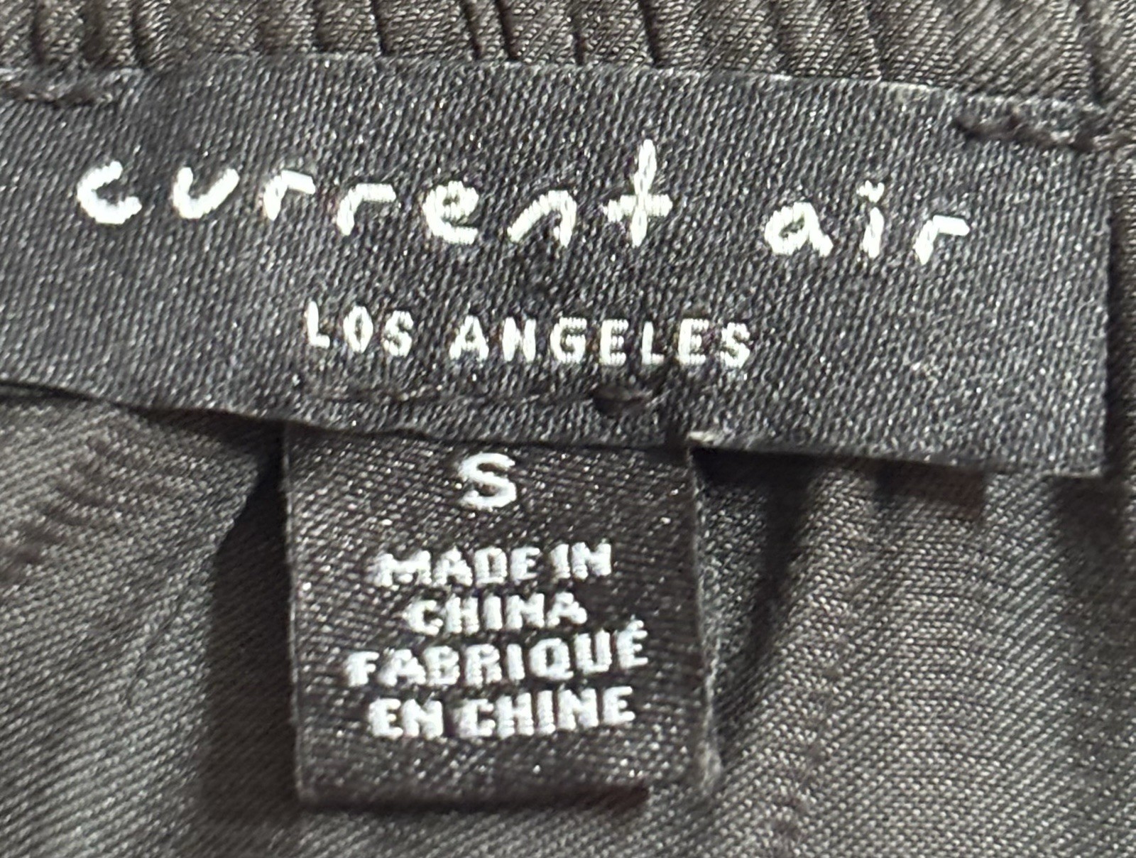 NWOT Current Air Coastal Preppy Accordion Pleat Old Money Quiet Luxury Size S
