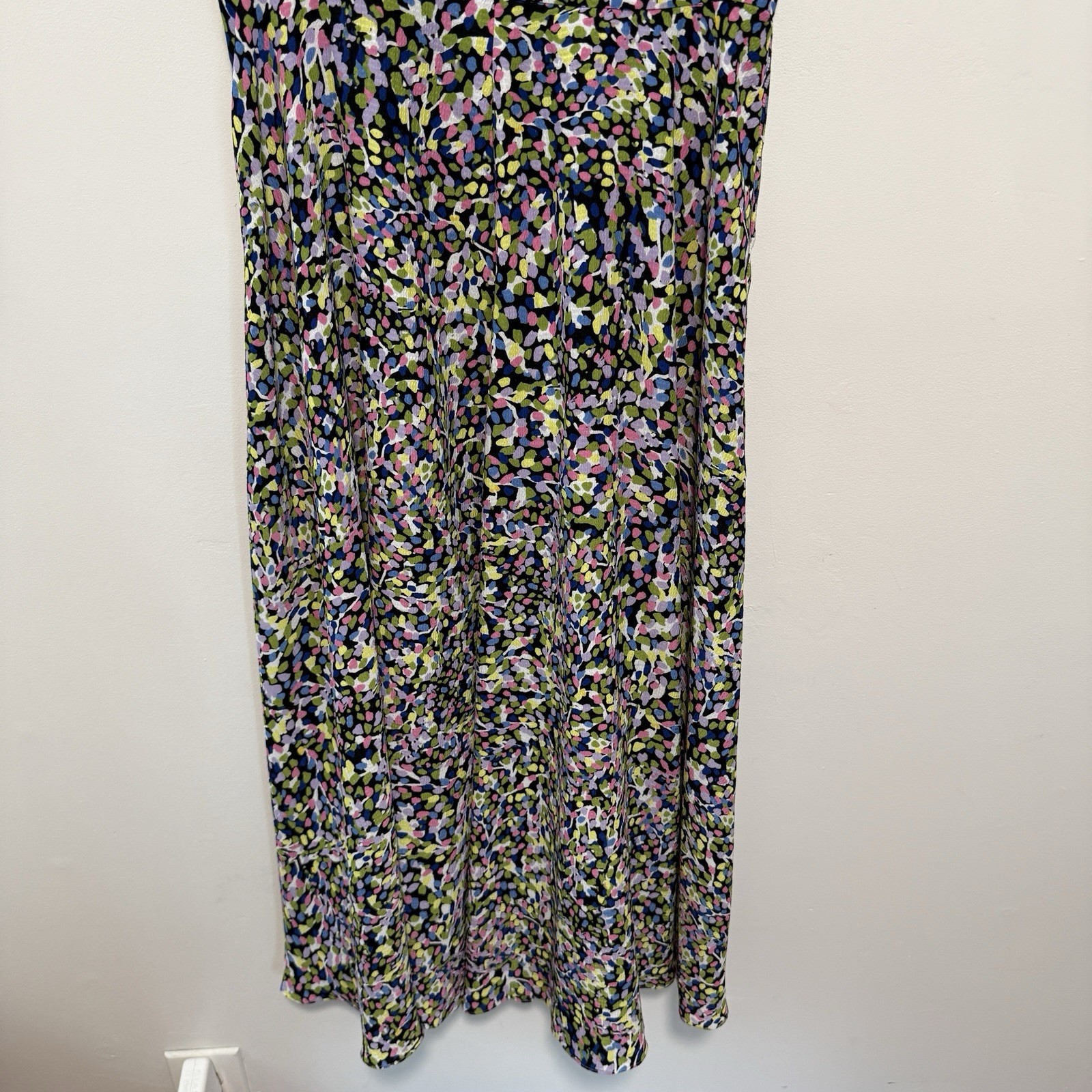 Ted Baker Deyja Printed Midi Puff Sleeve Dress Size 3 (8)