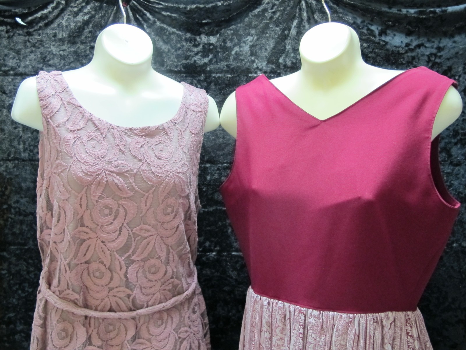 Pink and Maroon Casual Dress Set (H0187)