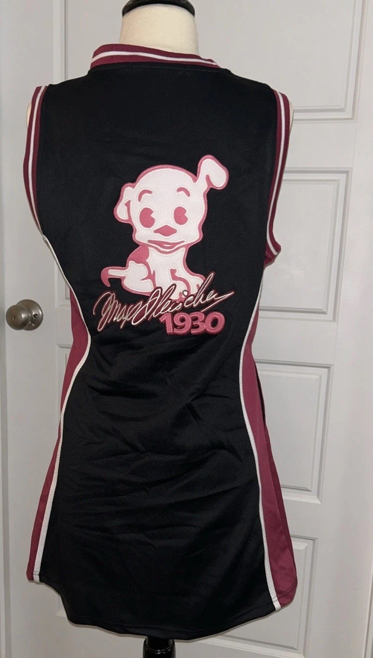 Betty Boop Headgear Classics Basketball Jersey Dress Lady Elite Women L