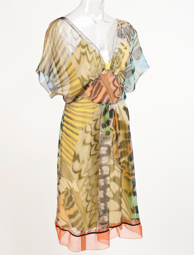 New Alberta Ferretti 2 pc Dress Size EU 42 US 8