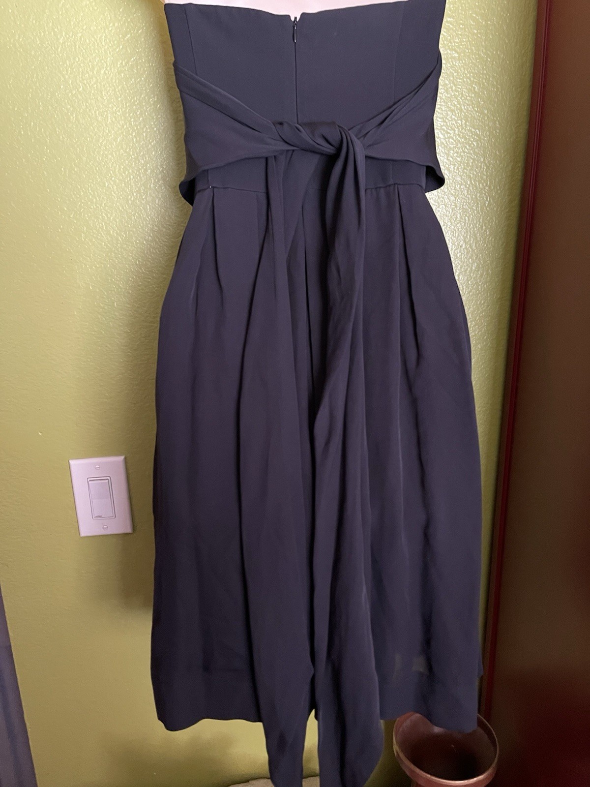 NWT Armani Collezioni Black Strapless Dress Women’s Size 10