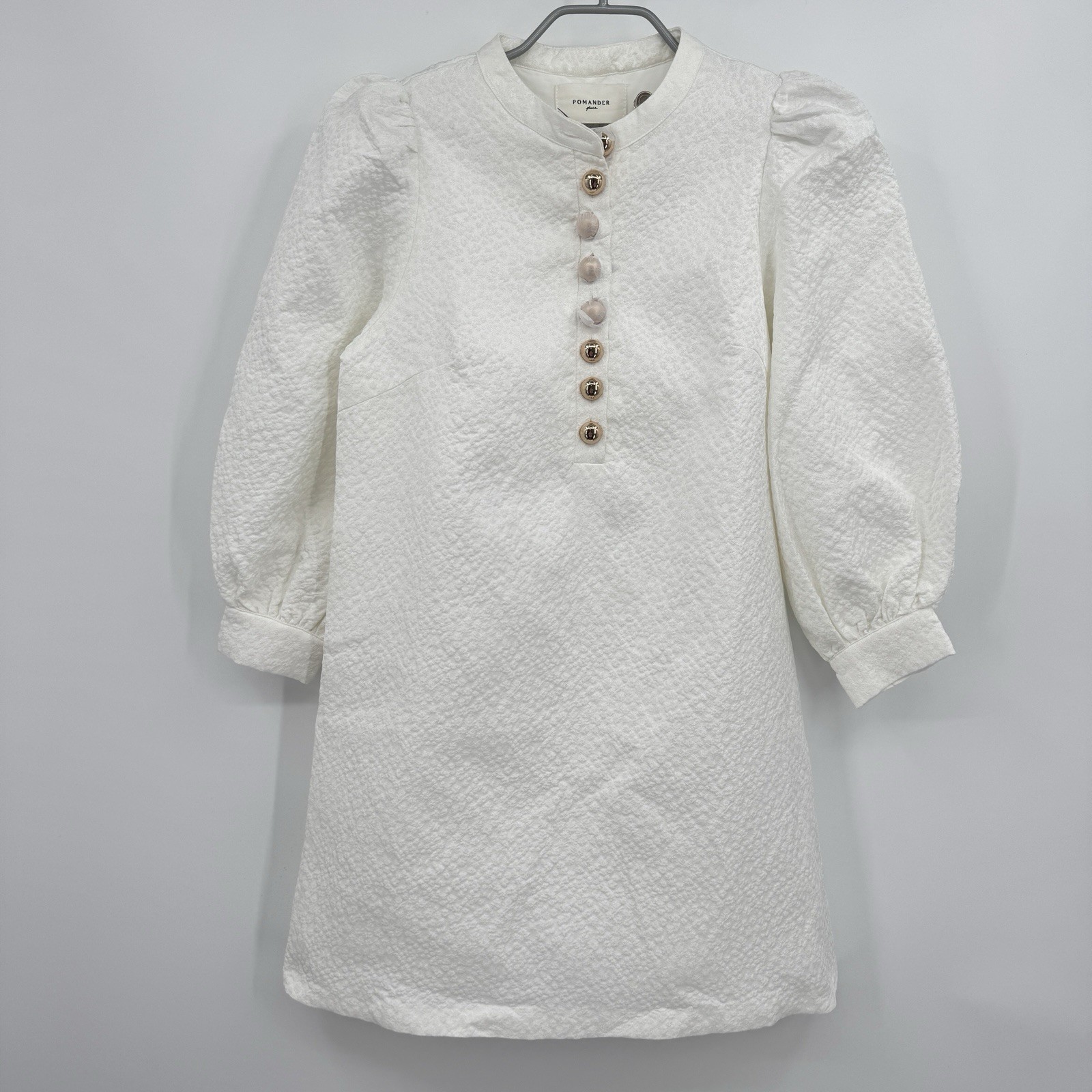 Pomander Place by Tuckernuck Women’s White Jacquard Samantha Dress size S *