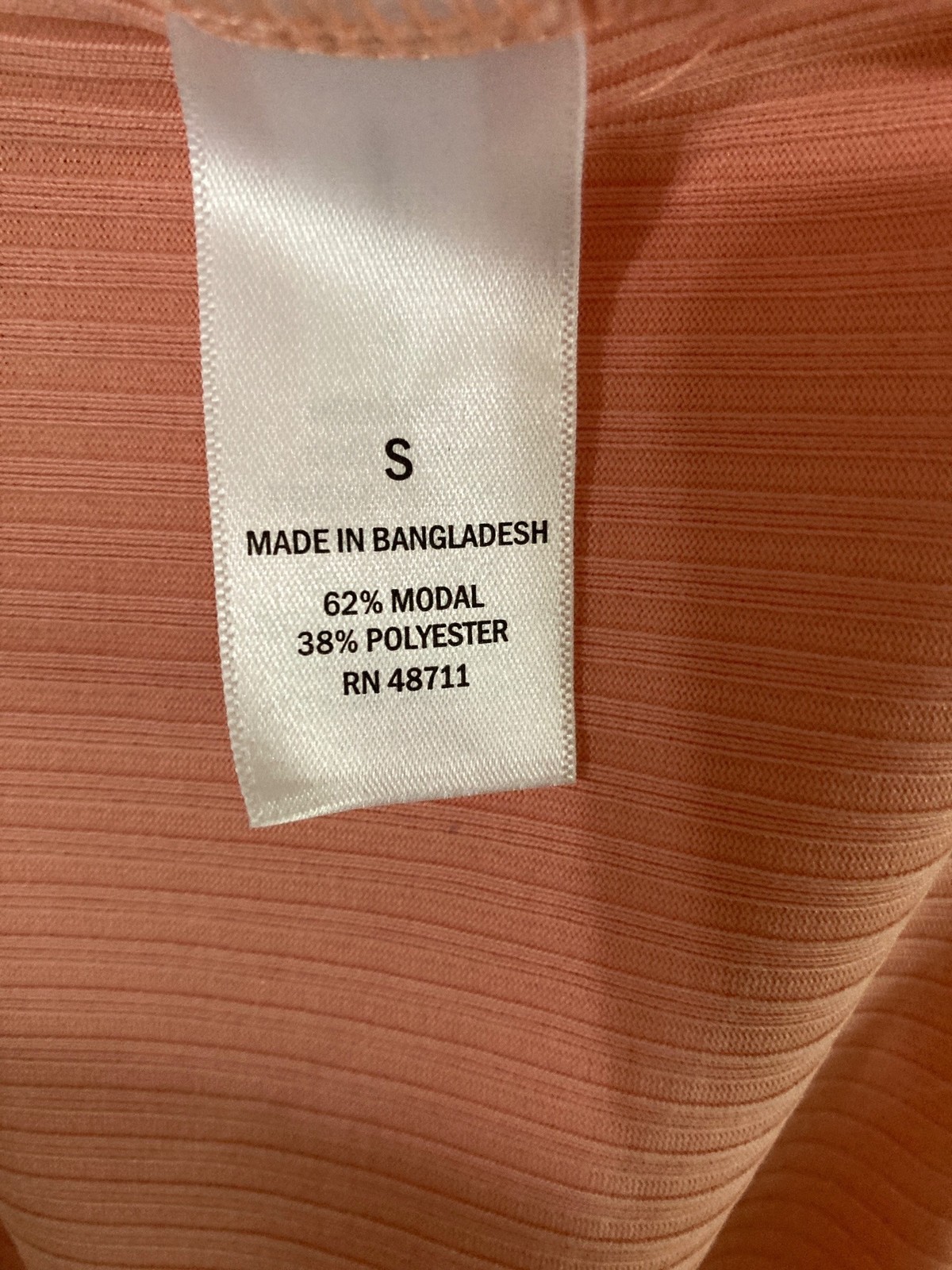 Ophelia Roe Peach Tank Long Ribbed Slit Maxi Dress NWT