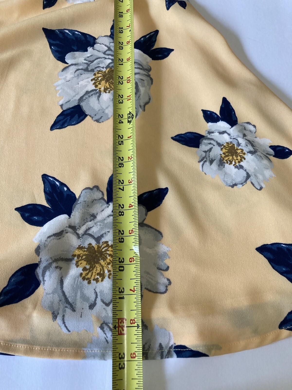 NWT J.O.A. JOA Just One Answer Women’s Dress LARGE Yellow Floral Fit & Flare