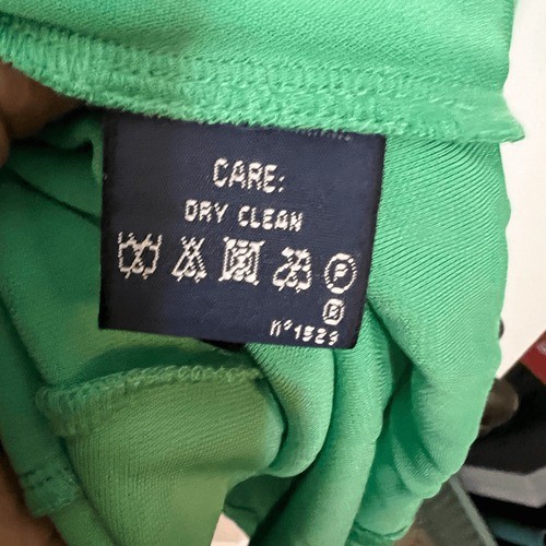 Ralph Lauren Kelly Green Tank Lined Midi Dress Size Small Flowy Comfy Office