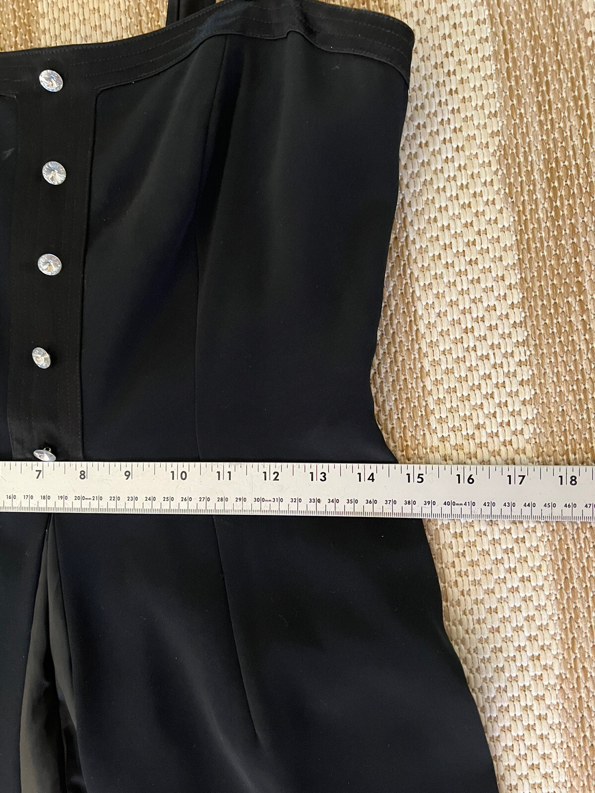 B’ZAR Vtg Blk 3 Piece.MaxiDress W/ High Front Slit/ /Trousers/ Scarf. Sz10.