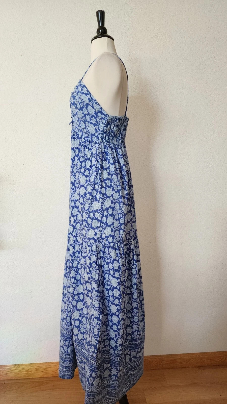 New Anthro Maxi Dress Size Small Linen Wedding Romantic Europe Vacation Coquette